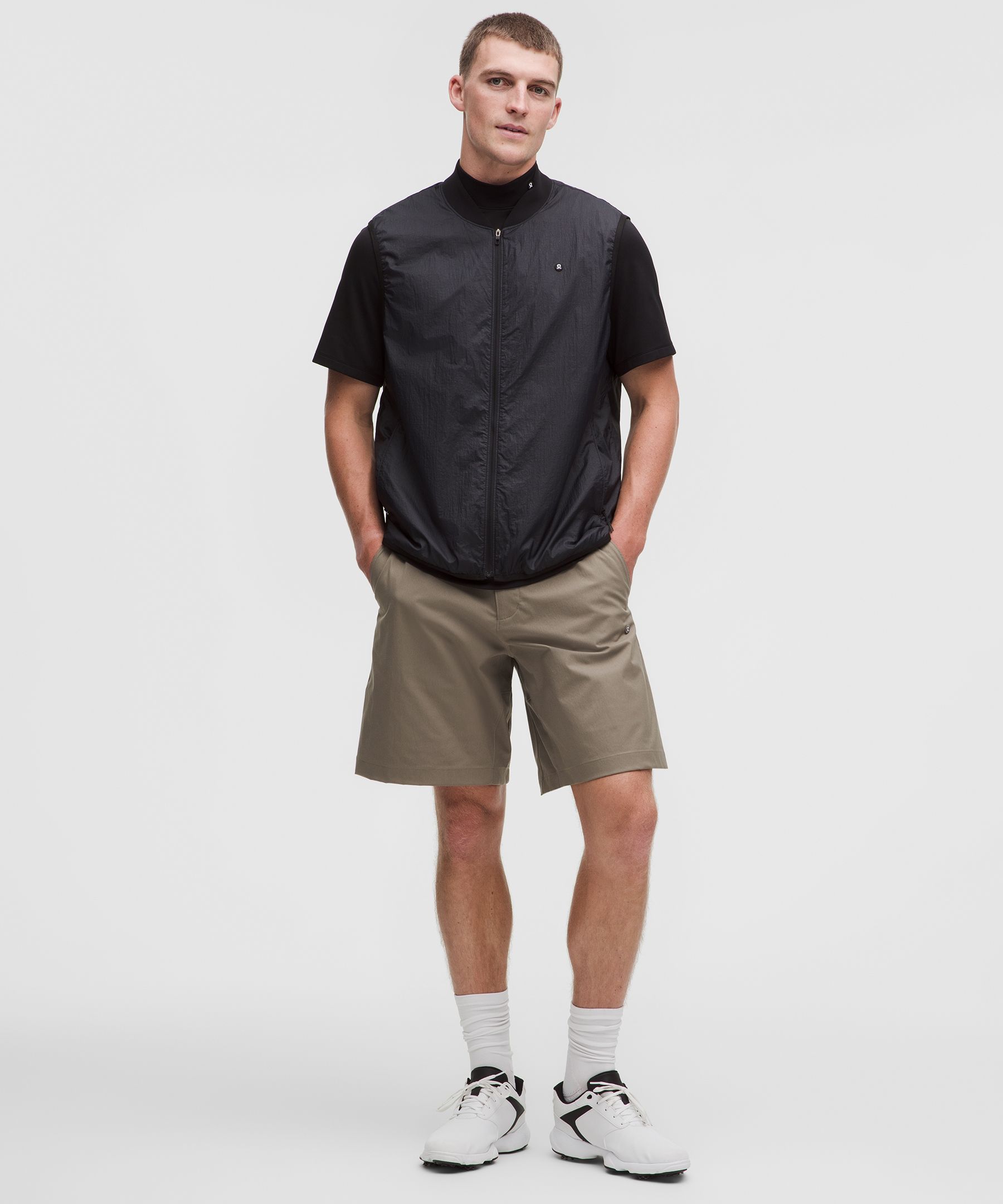 Stretch Twill Relaxed-Fit Golf Short 9"