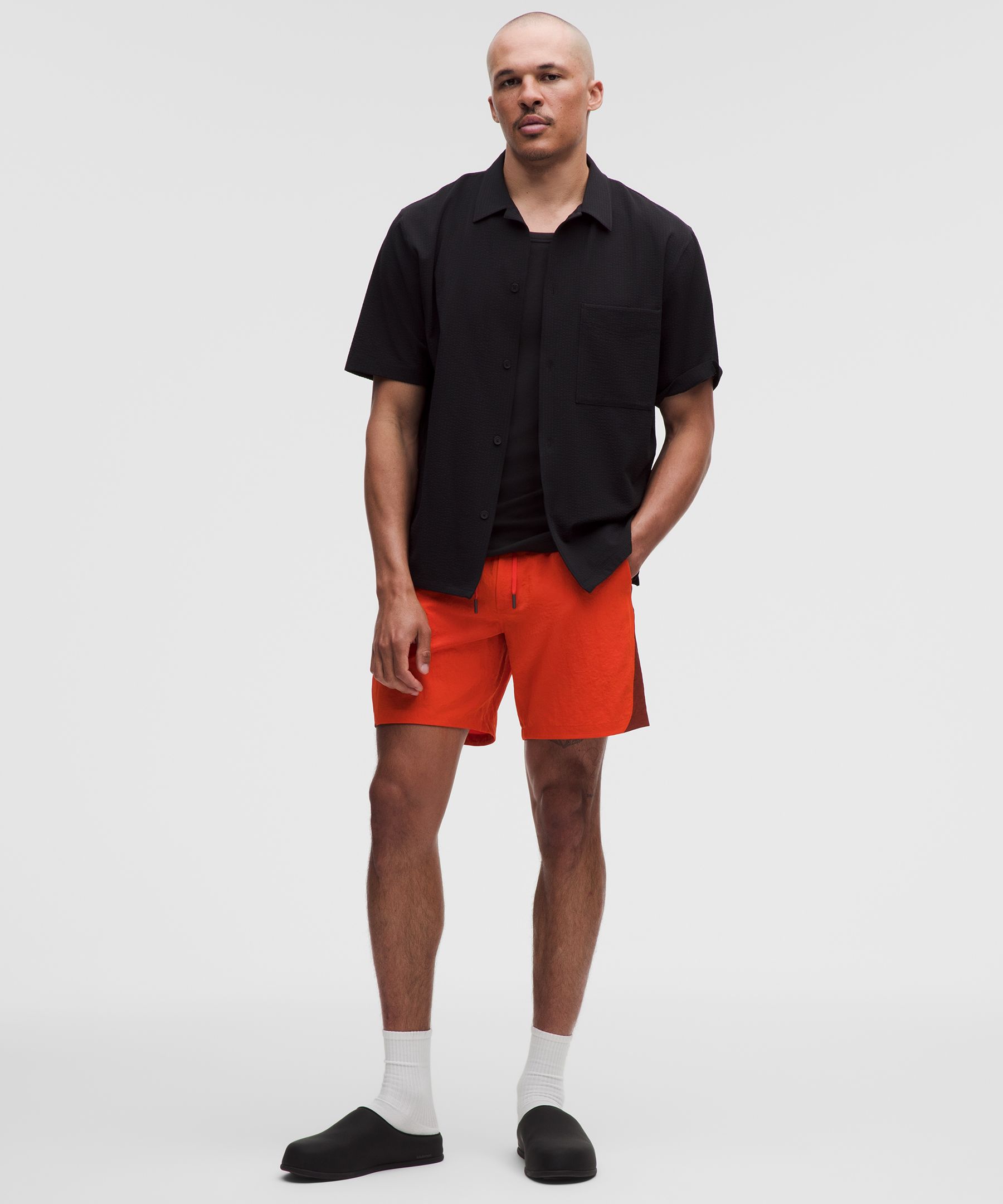 Crinkle Nylon Swim Short 7" *Linerless - image 2