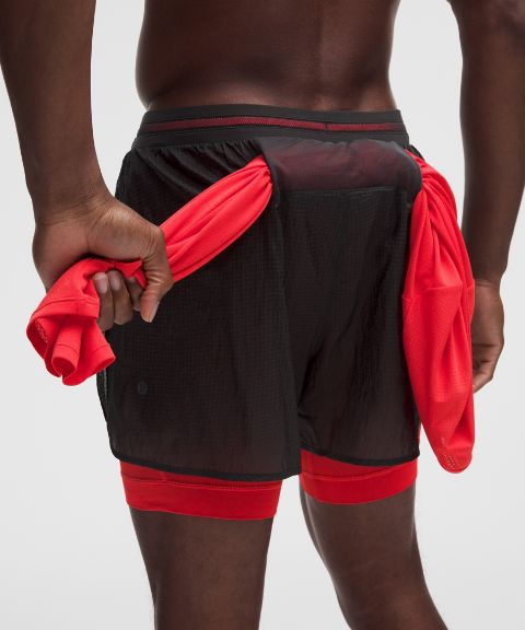 Мужские беговые шорты Lululemon Ultralight Ripstop Lined