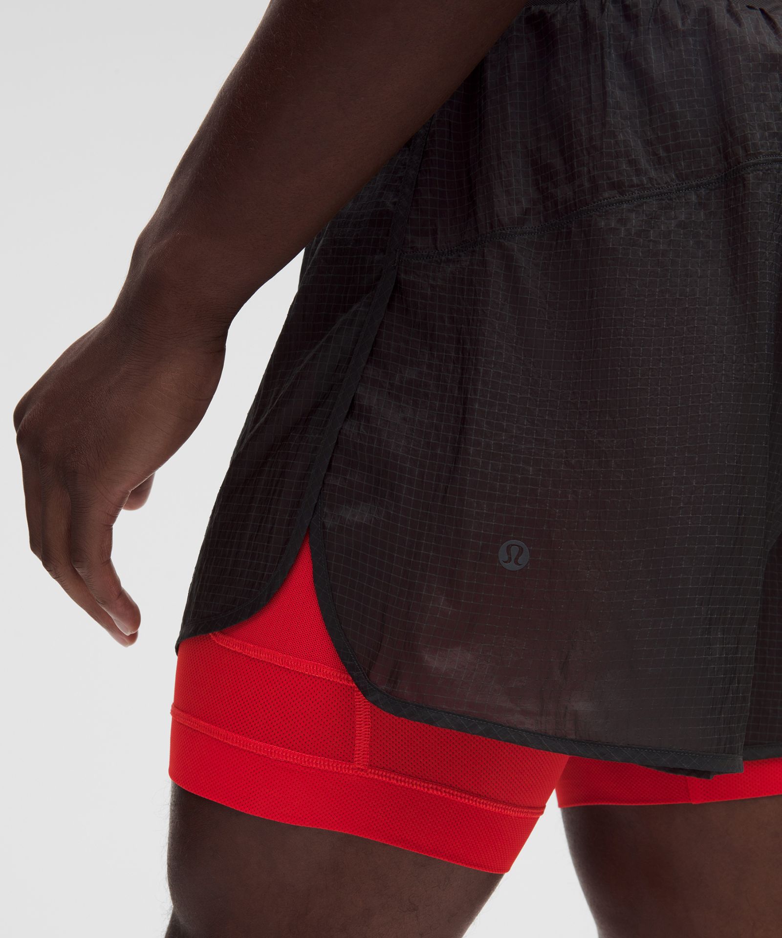 Мужские беговые шорты Lululemon Ultralight Ripstop Lined — фото 5
