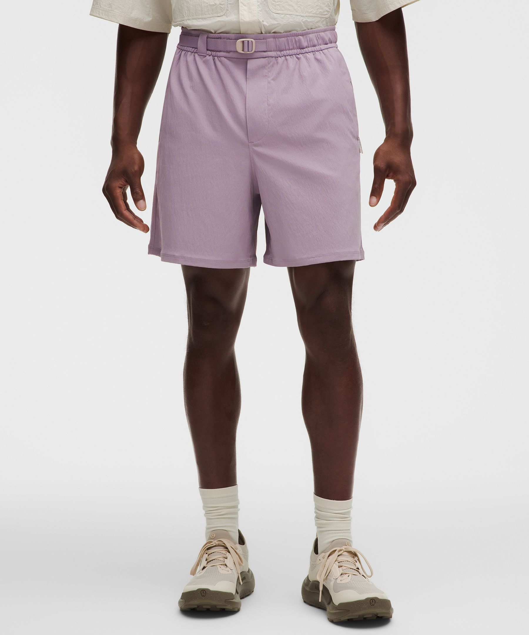 Short de randonn&eacute;e d&eacute;contract&eacute; avec protection UV 15 cm