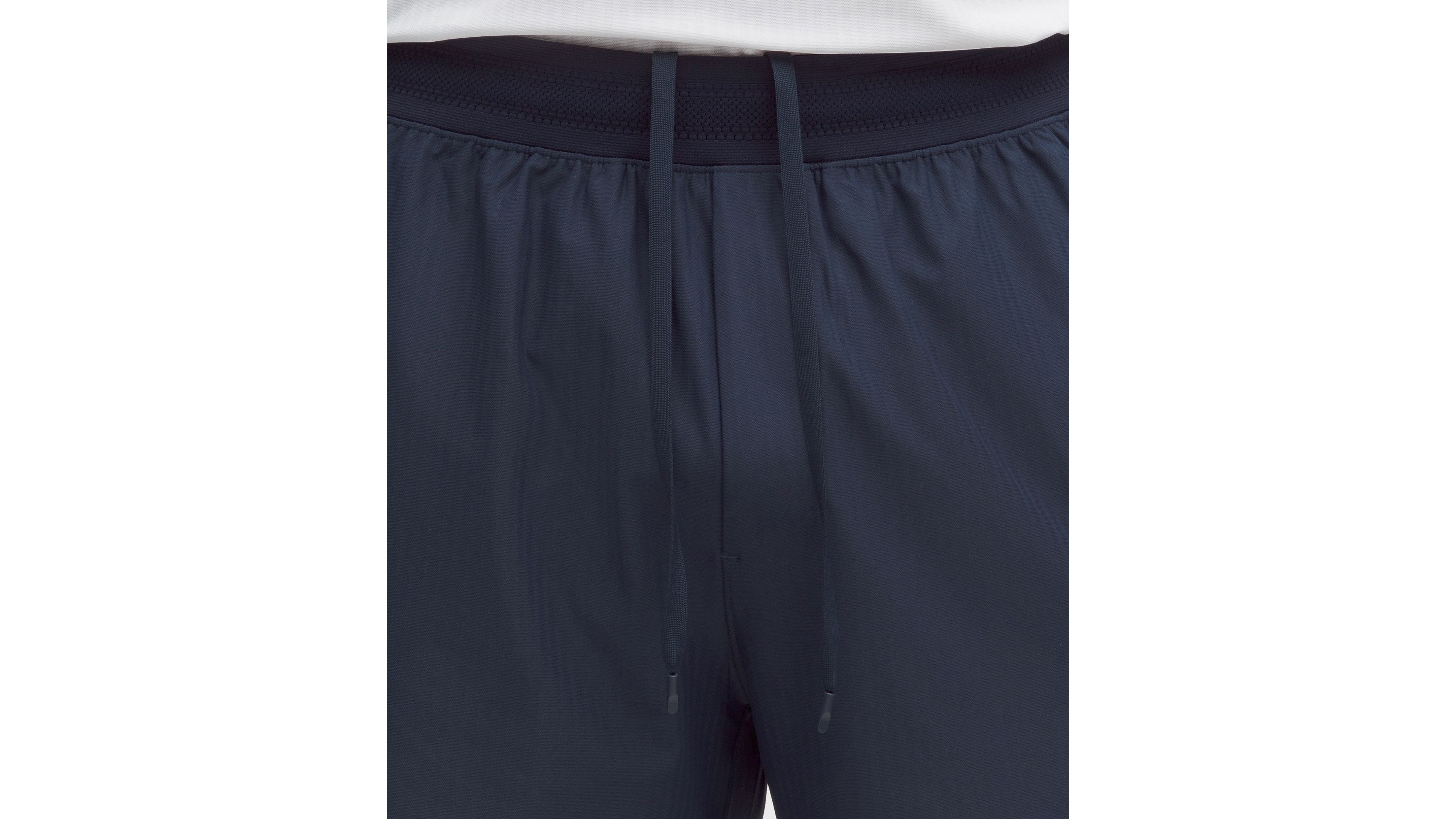 Striped Mesh Tennis Short 5"
