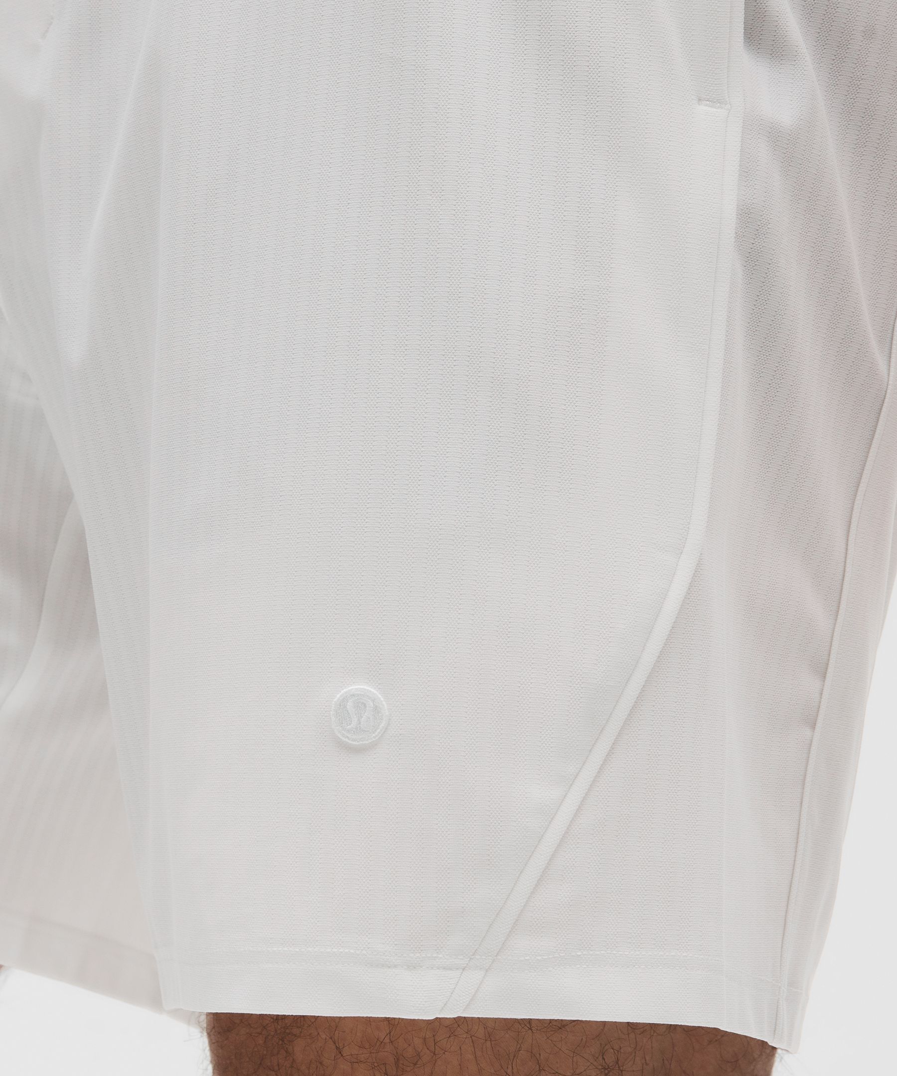 Striped Mesh Tennis Short 7"