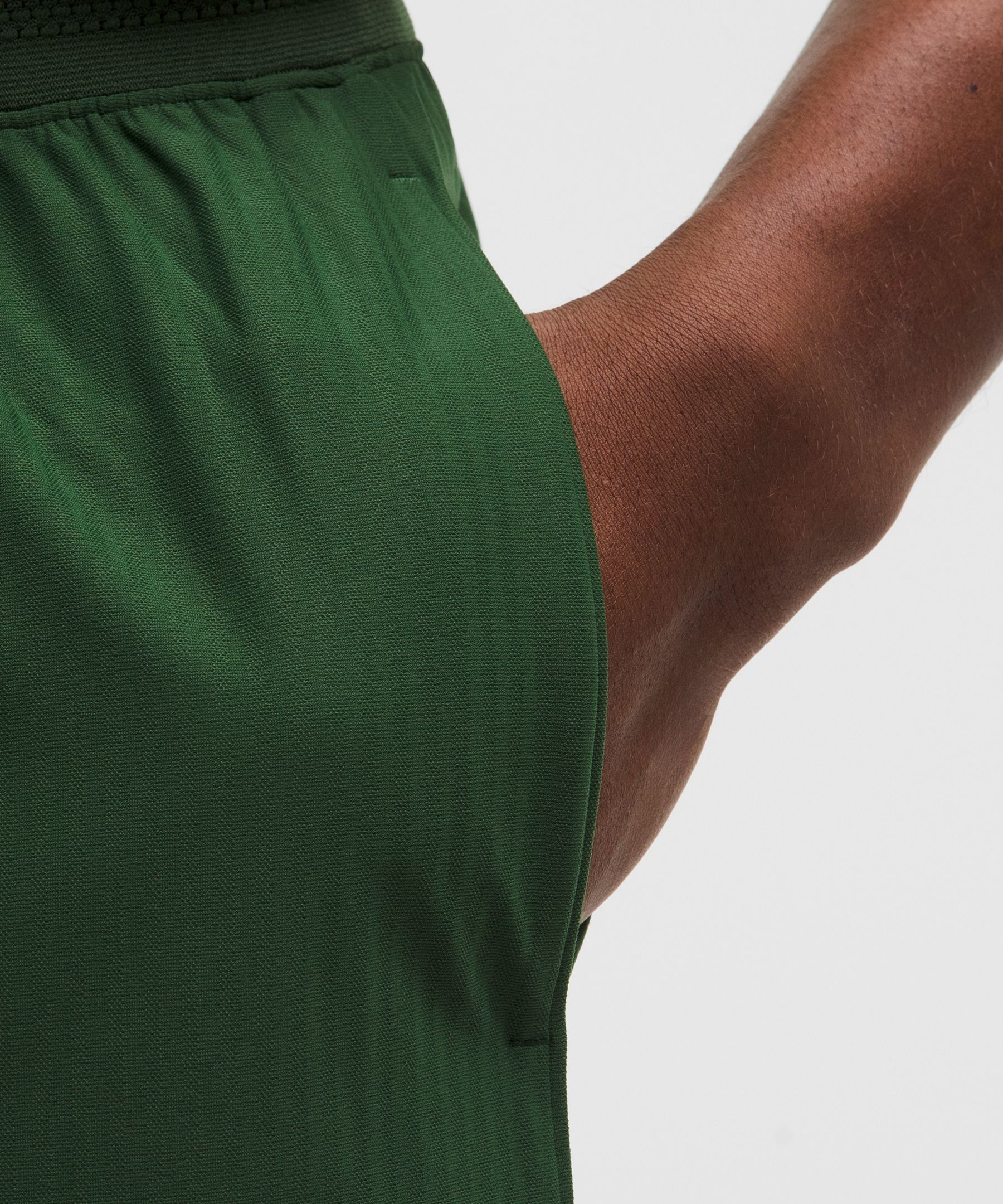 Striped Mesh Tennis Short 7"