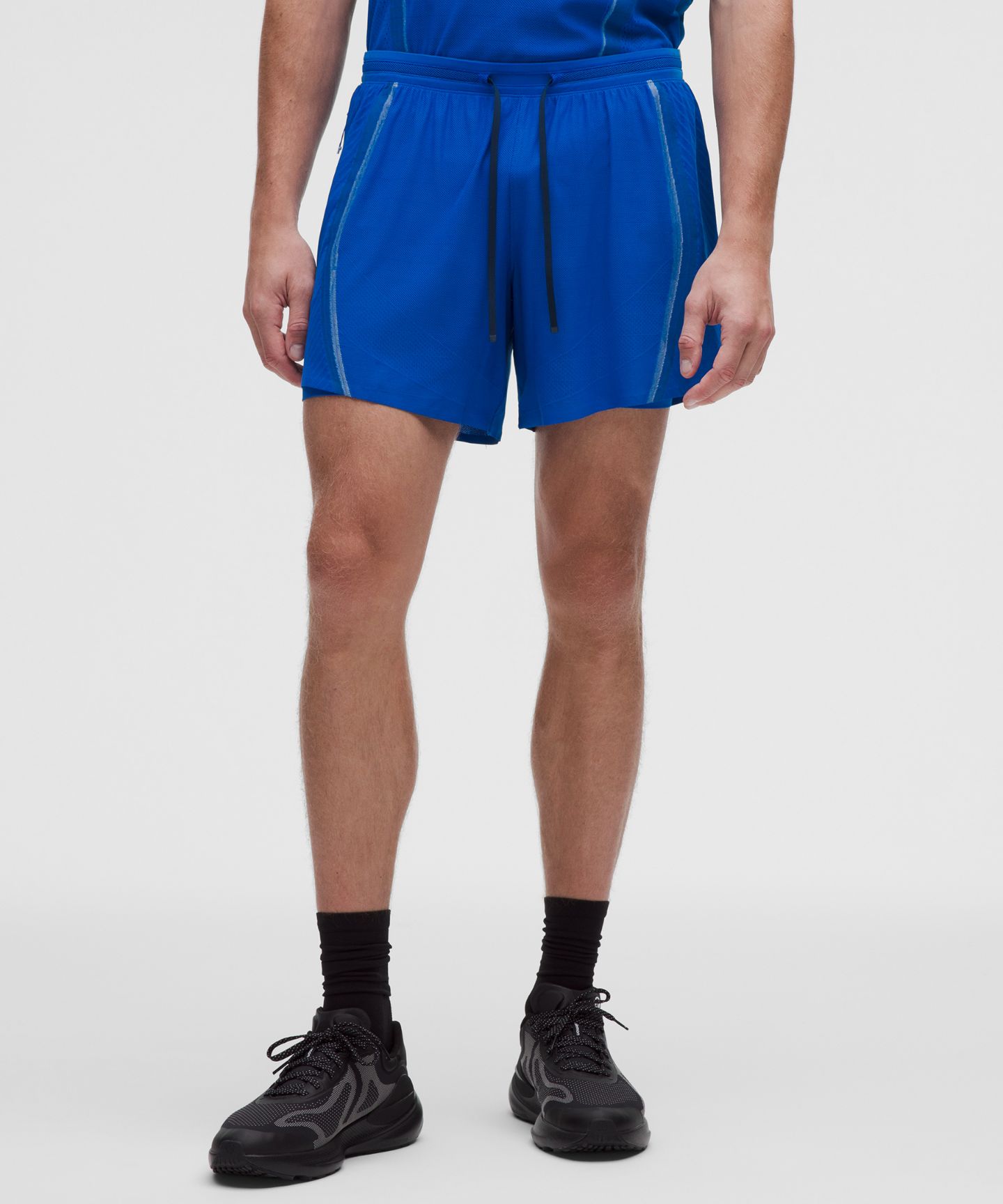Мужские шорты для бега Lululemon Fast and Free Airflow, цвет: Кобальтовый / Синий — фото 2