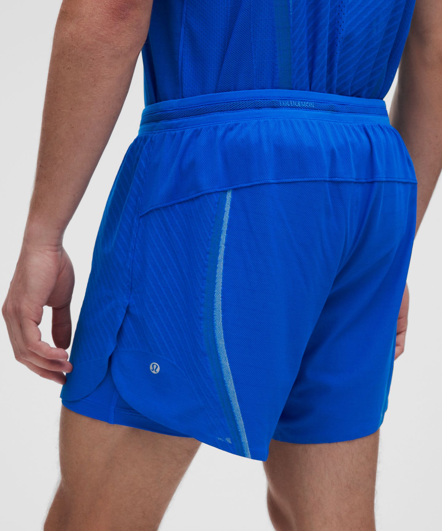 Мужские шорты для бега Lululemon Fast and Free Airflow, цвет: Кобальтовый / Синий — фото 6
