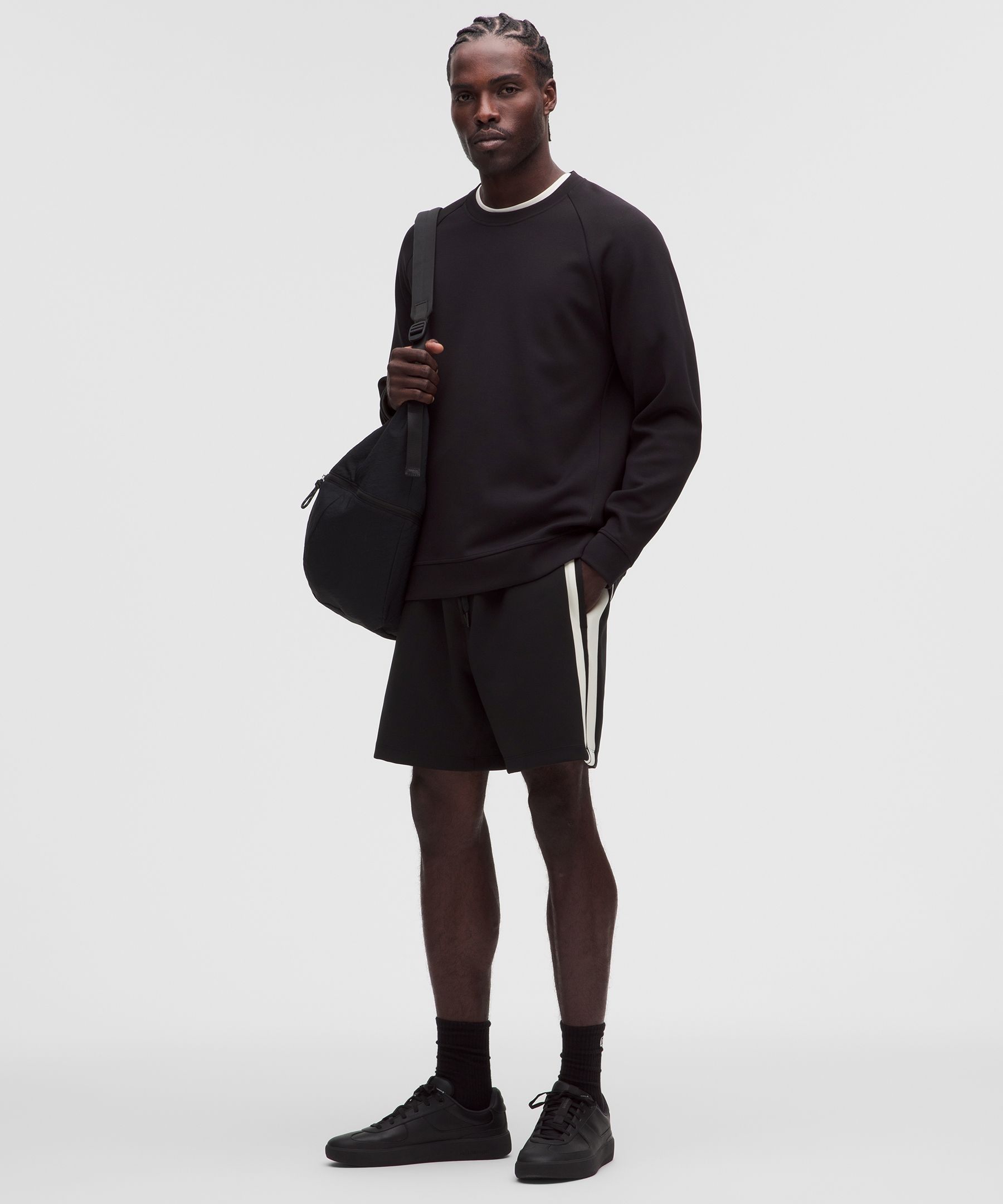 Short de survêtement en Spacer 18 cm