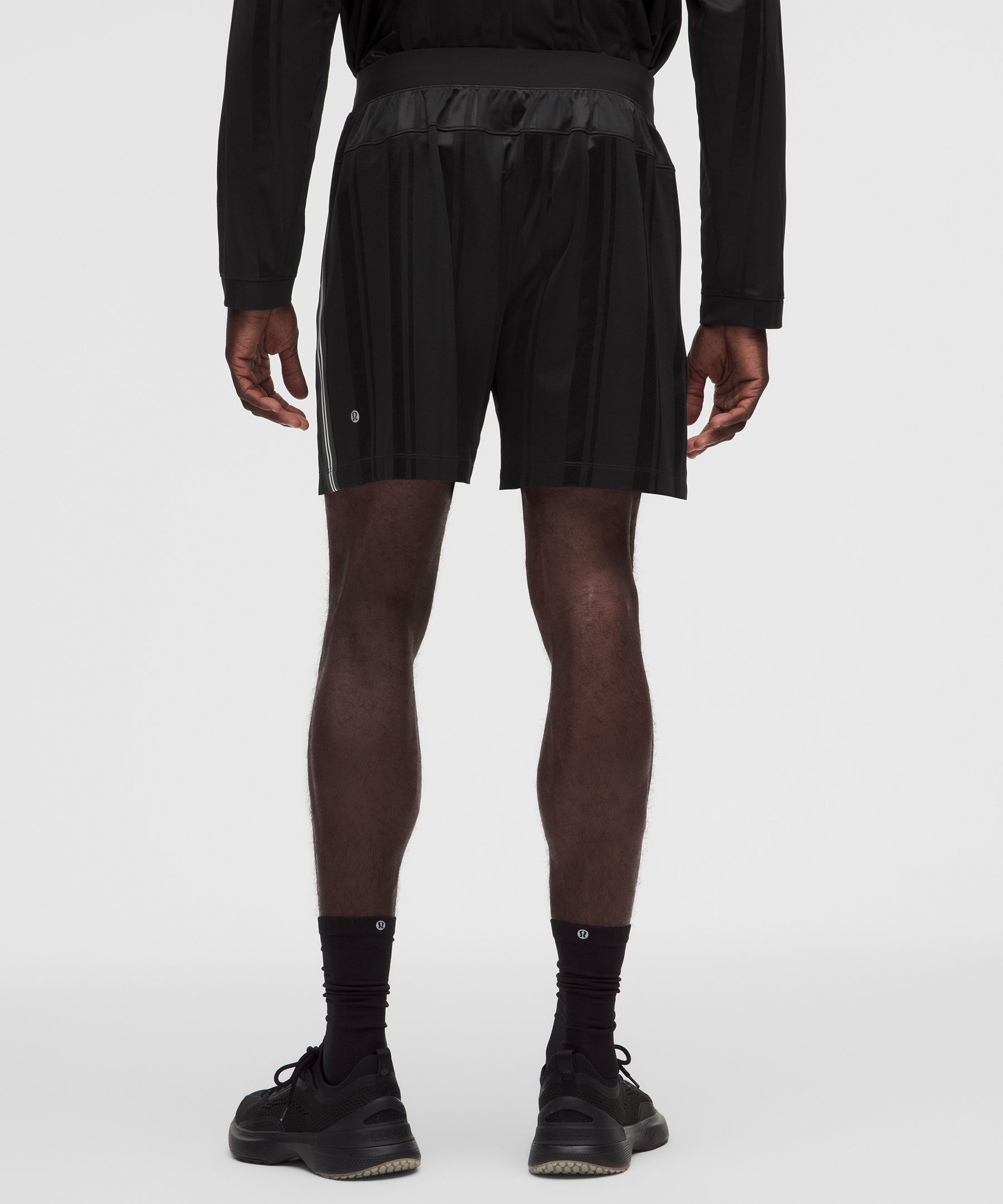 Knit Stripe Linerless Training Short 7"