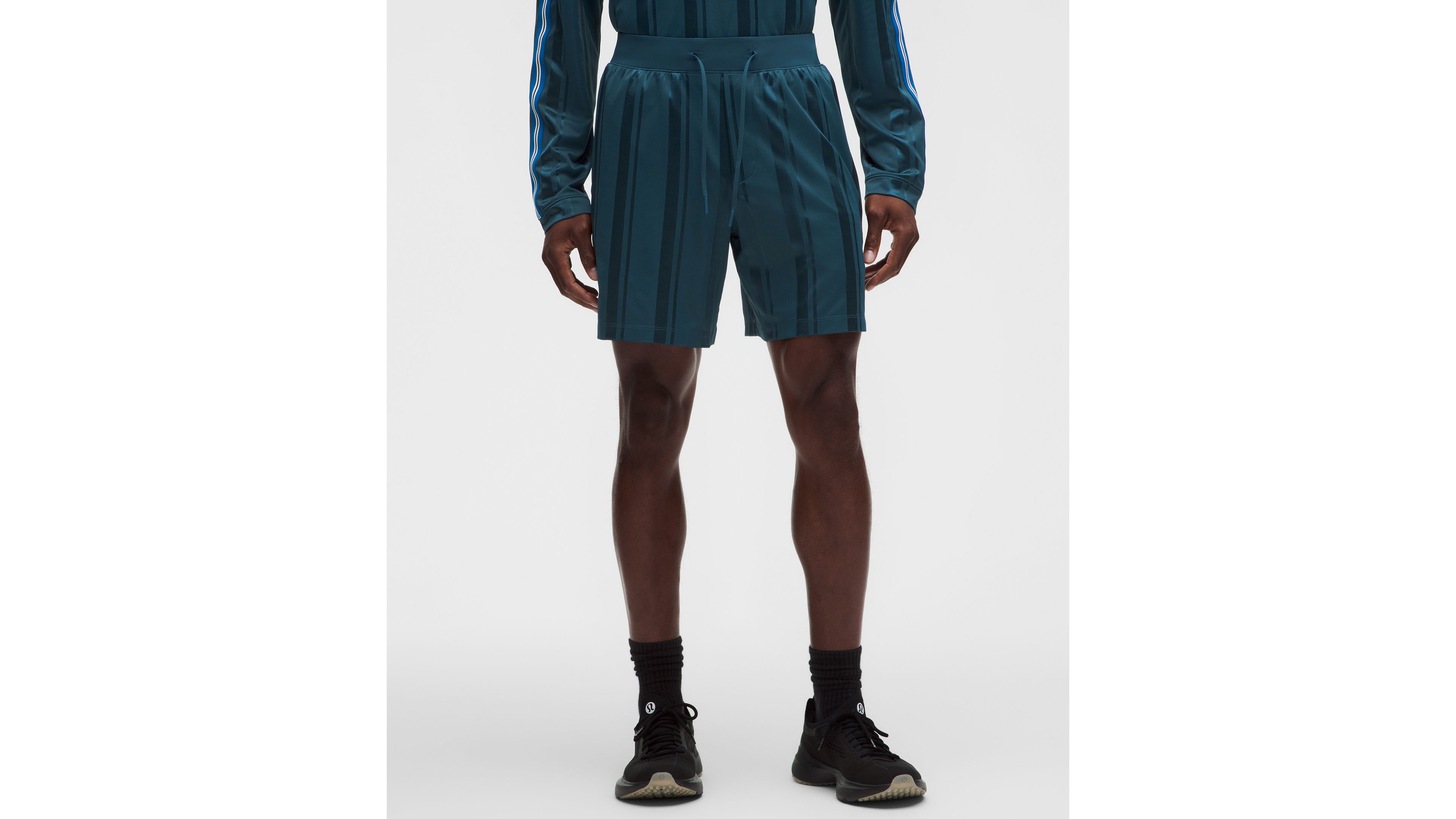Knit Stripe Linerless Training Short 7"