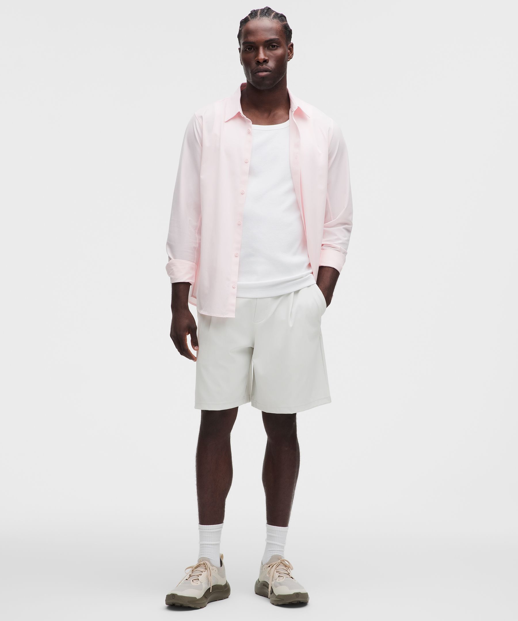 Men's Daydrift Relaxed-Fit Pleated Short 8"