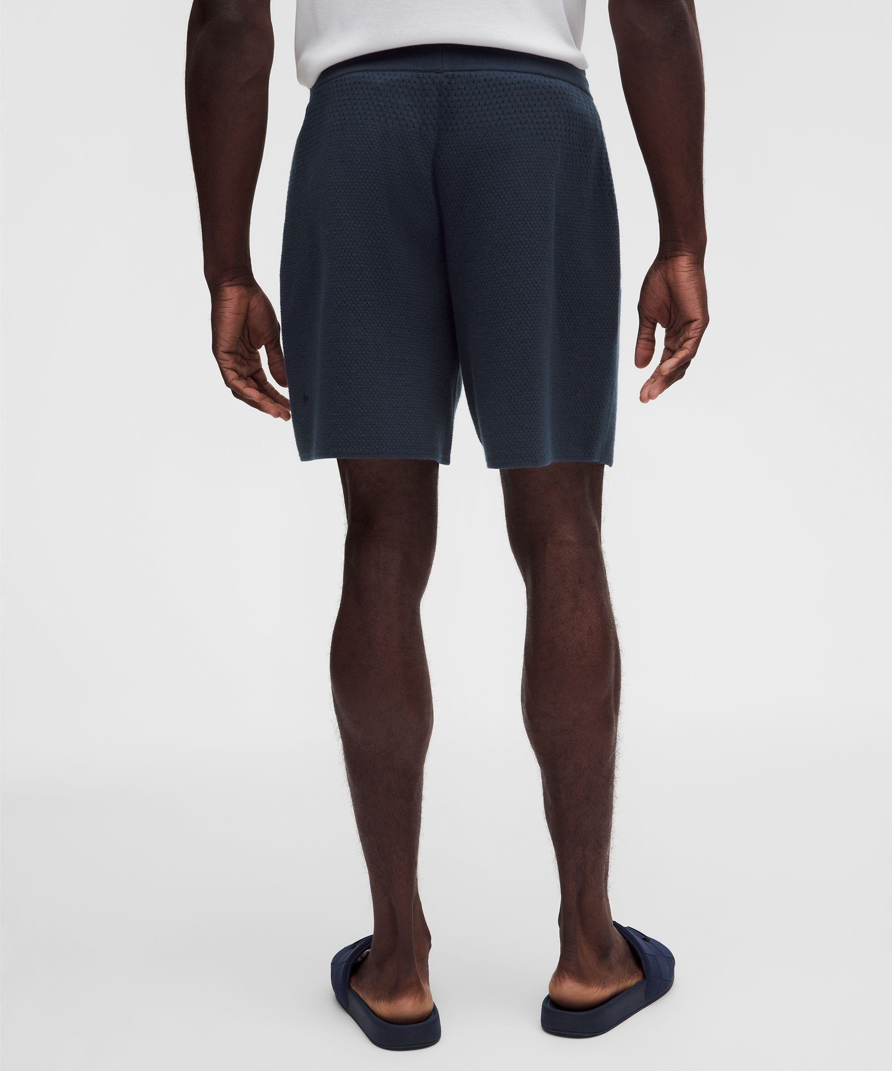 Cotton-Blend Knit Short 7"
