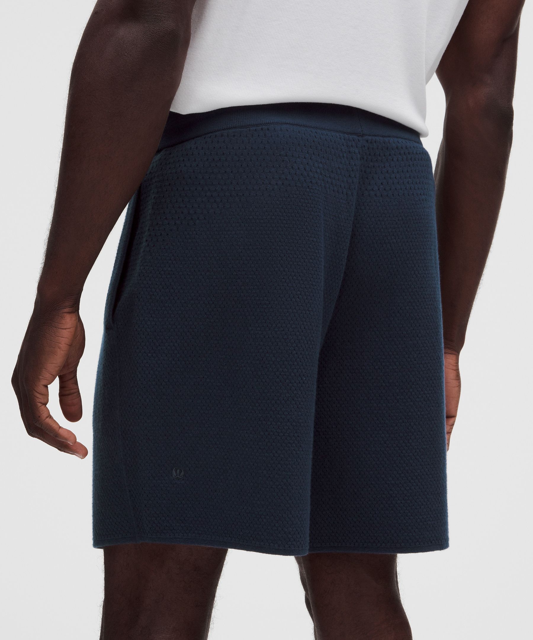 Cotton-Blend Knit Short 7"
