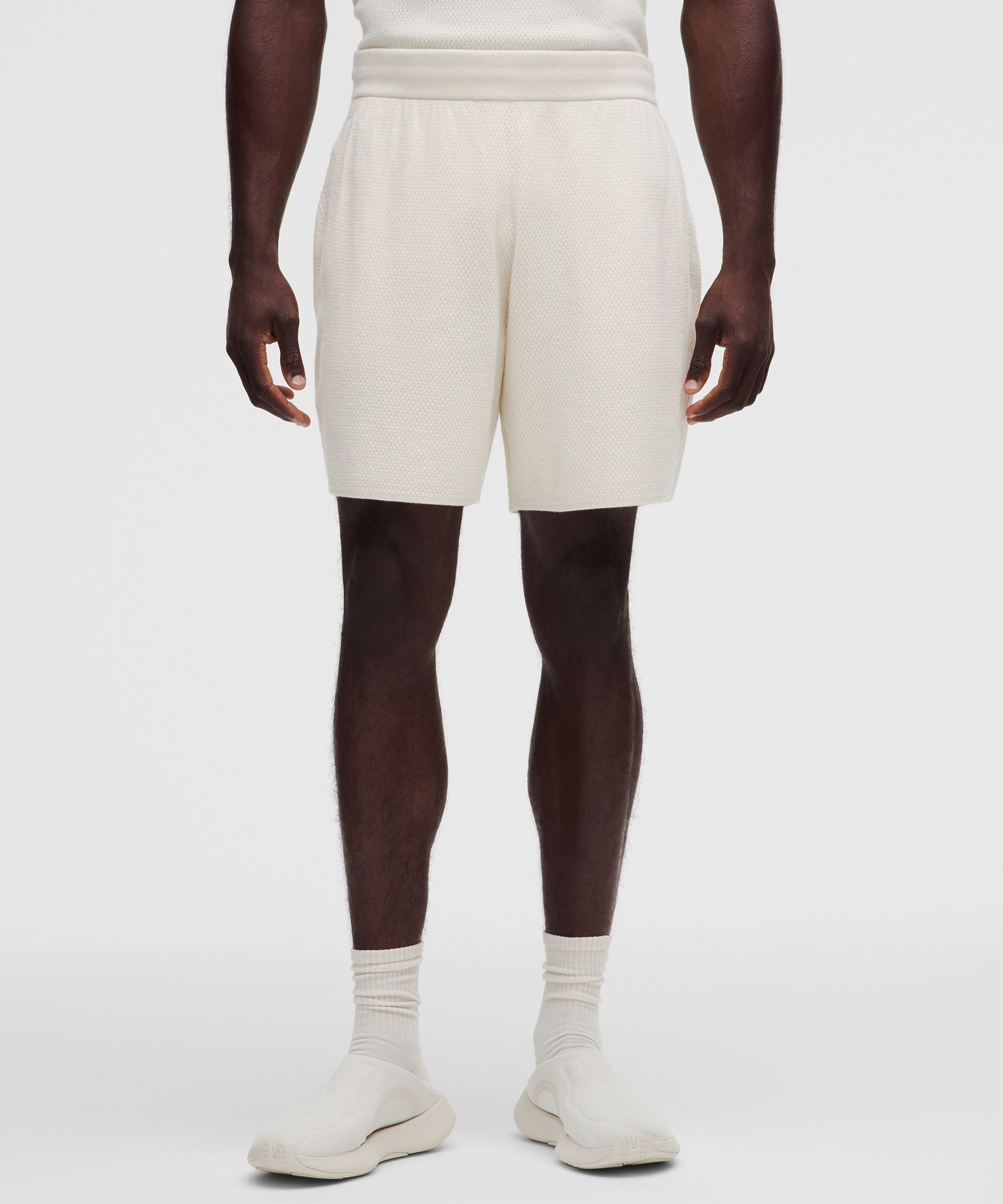 Cotton-Blend Knit Short 7"