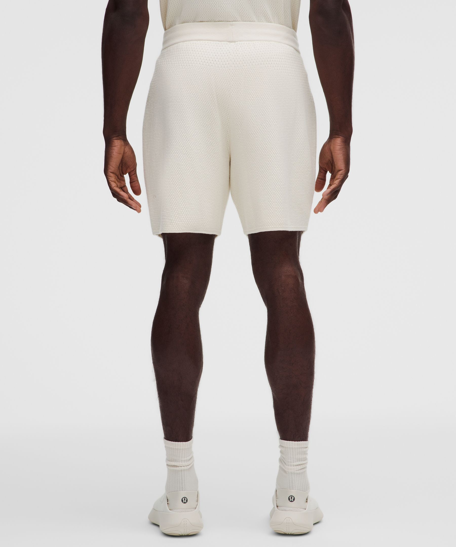 Cotton-Blend Knit Short 7"