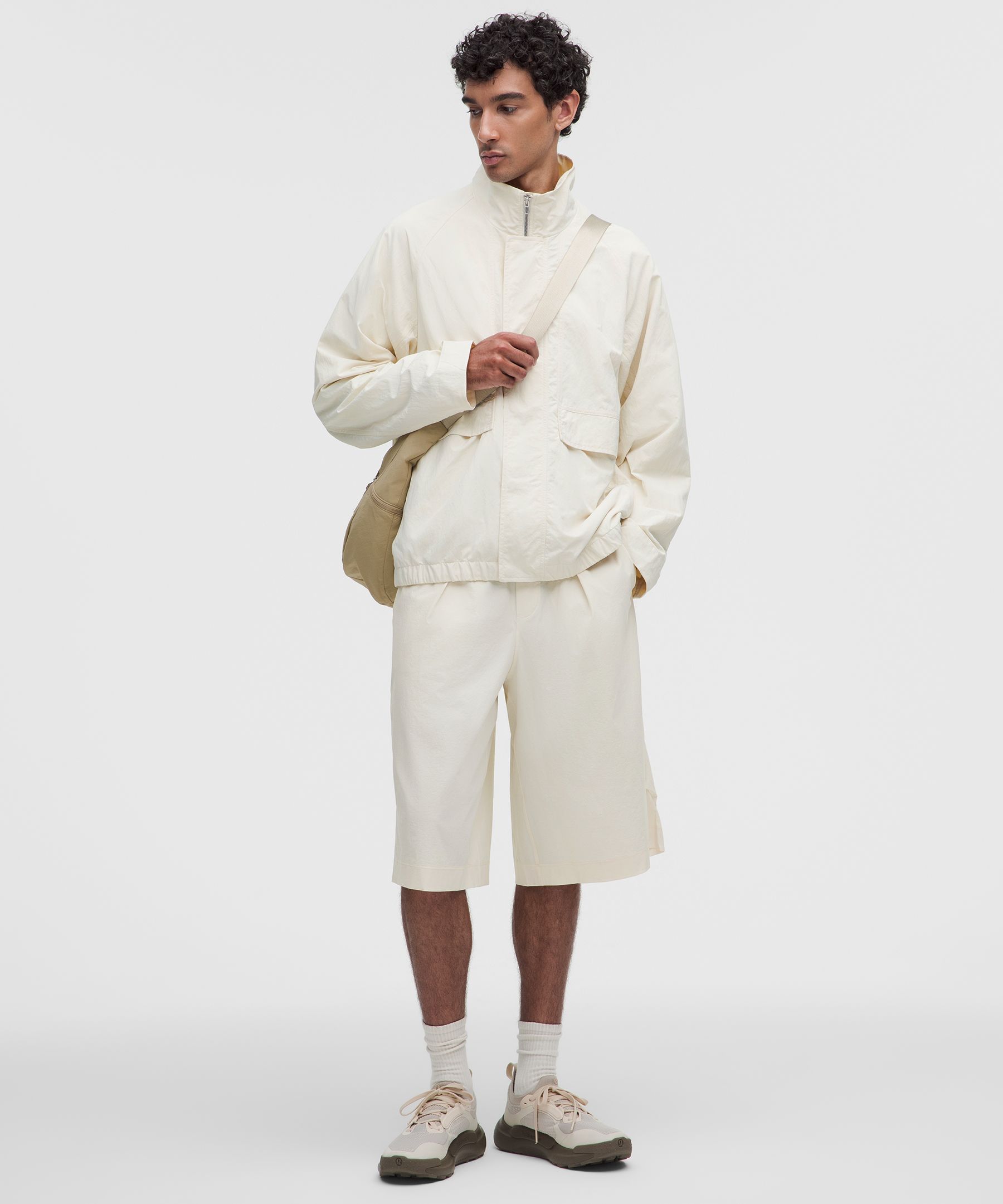 Stretch-Woven Knee-Length Short 14"