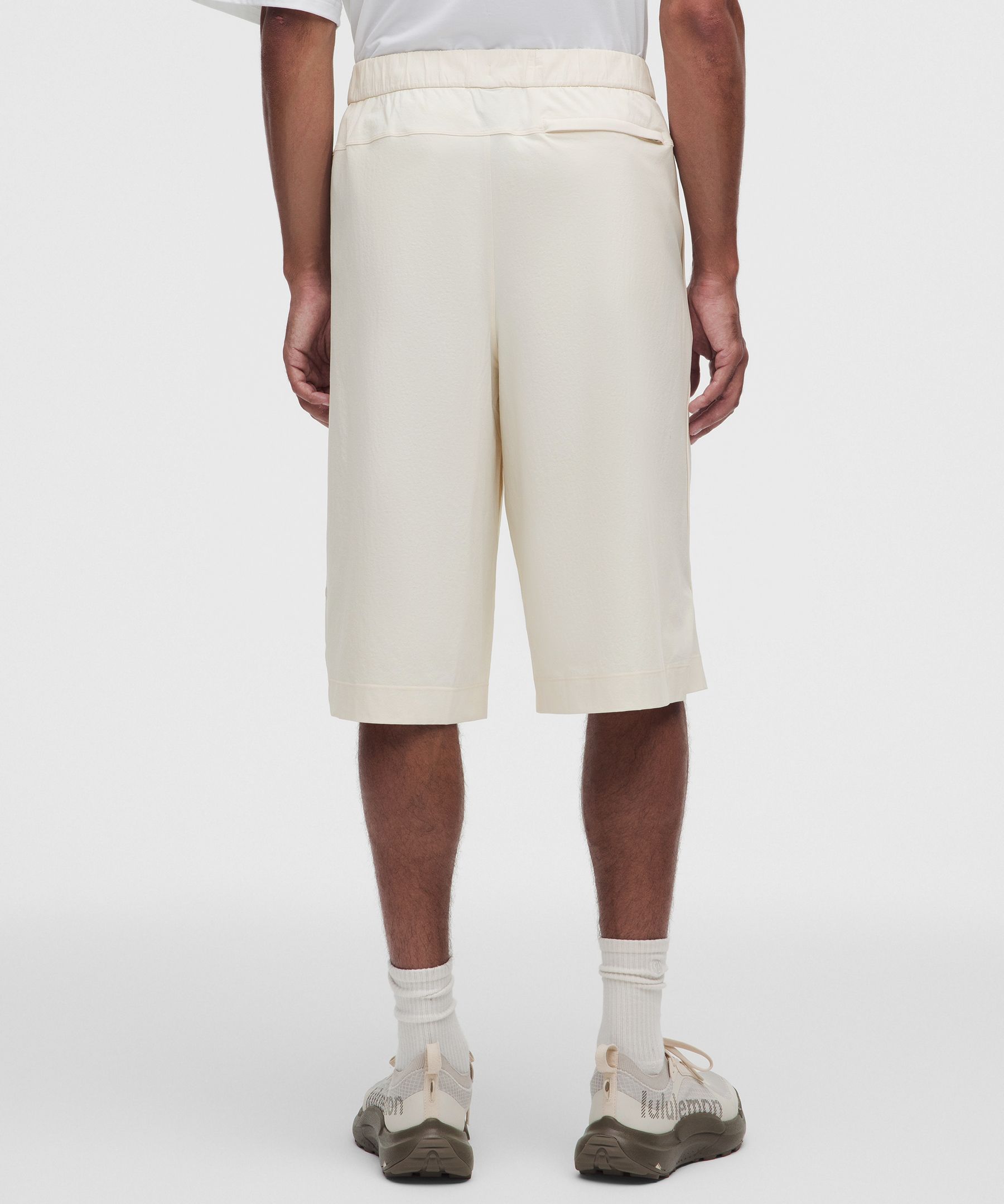 Stretch-Woven Knee-Length Short 14"