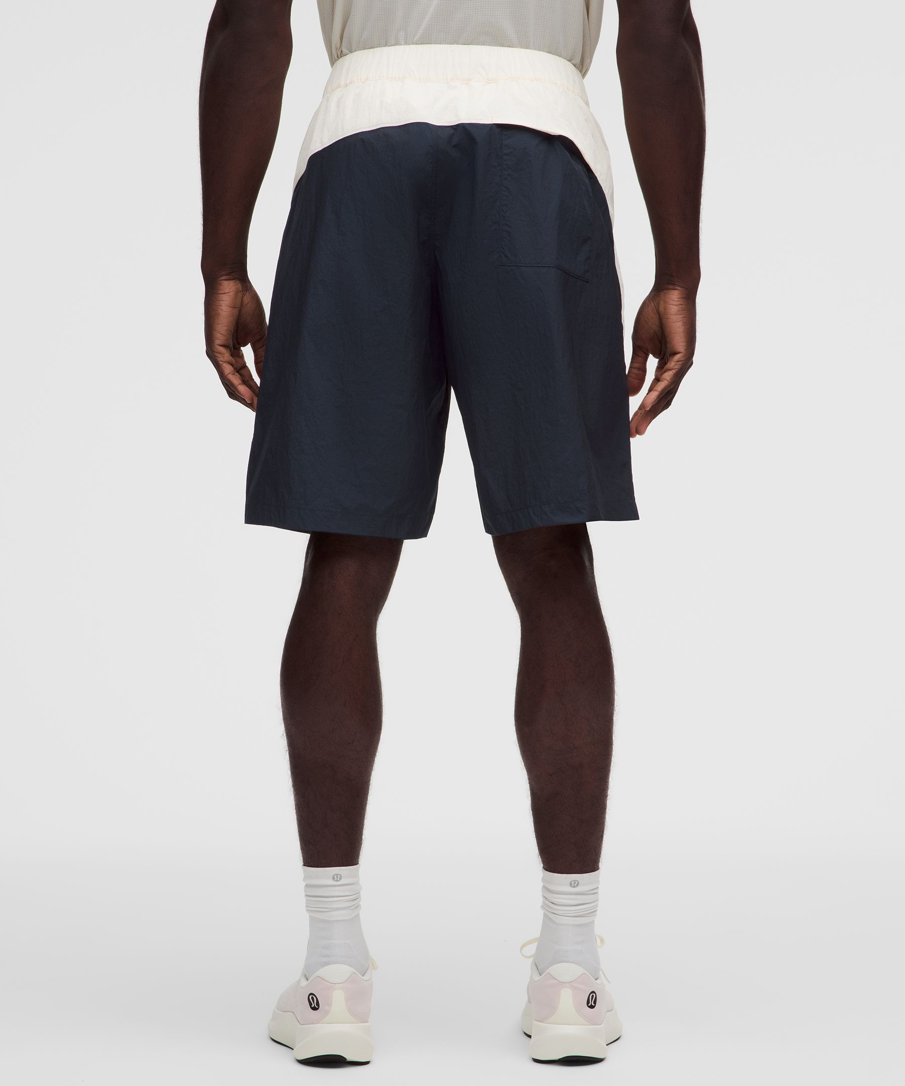 Nylon Relaxed Track Short 9"