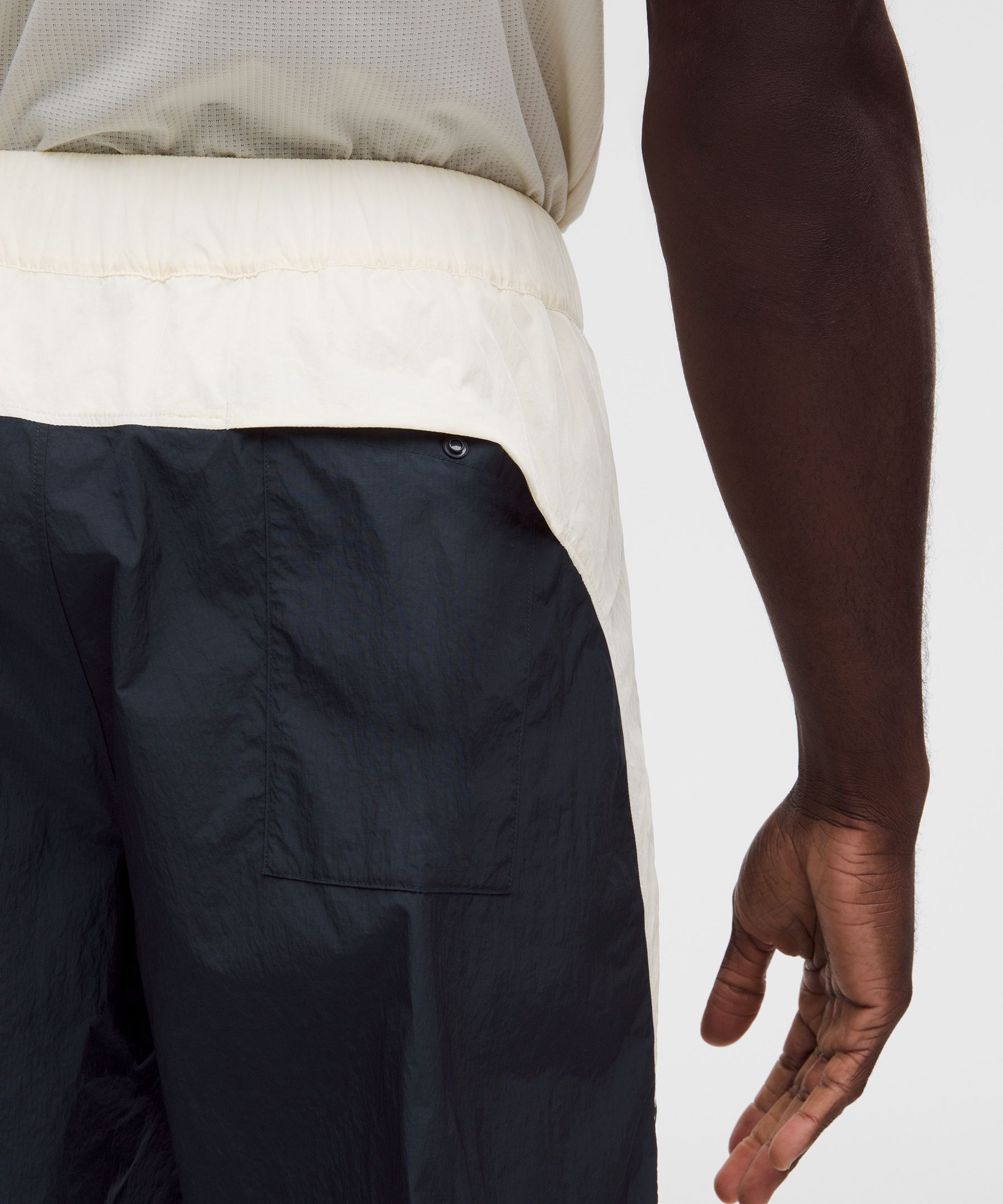 Nylon Relaxed Track Short 9"