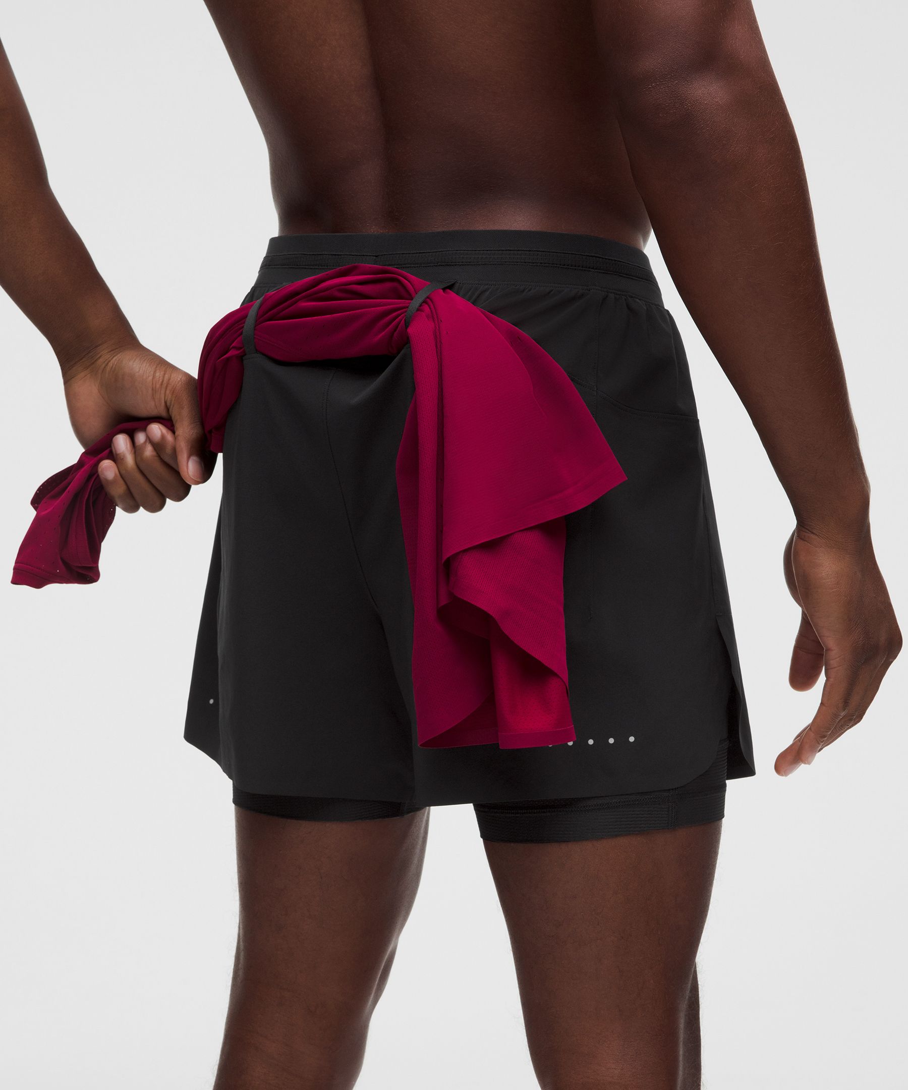 Short de running doubl&eacute; Fast and Free 13&nbsp;cm *Nouveau design