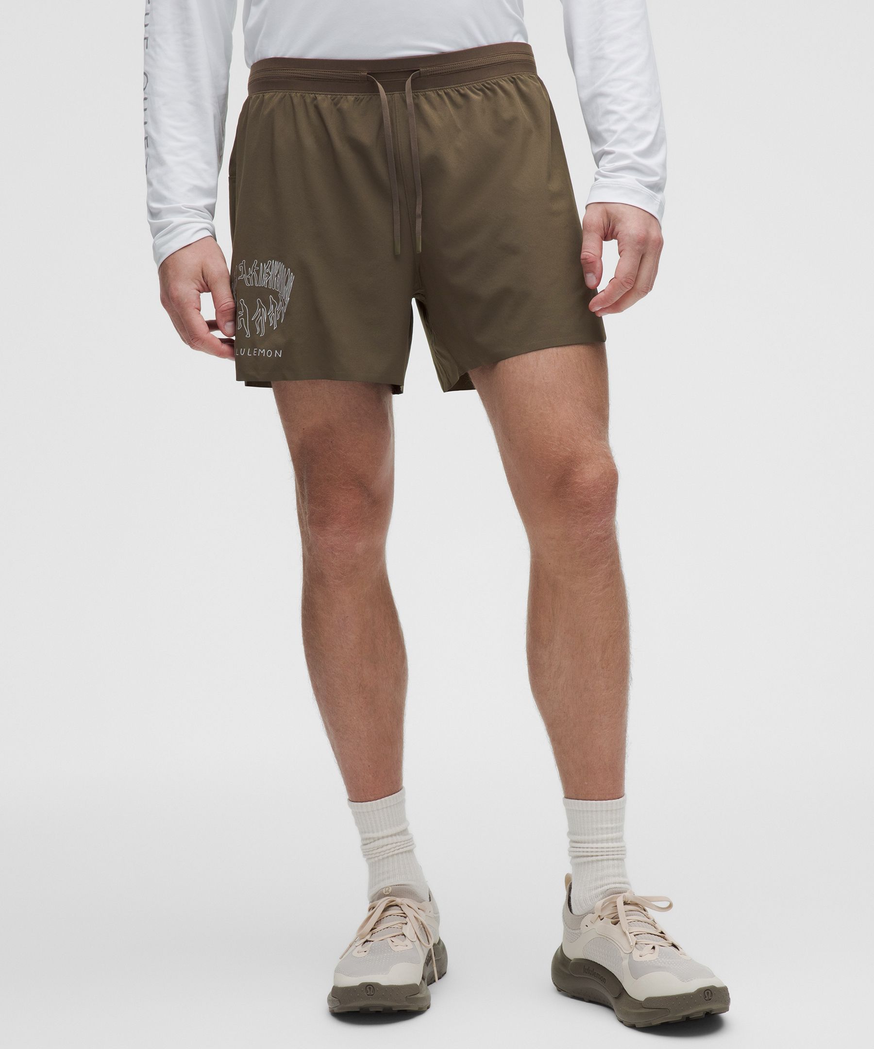 lululemon x Geoff McFetridge Fast and Free Lined Running Short 5" *Updated
