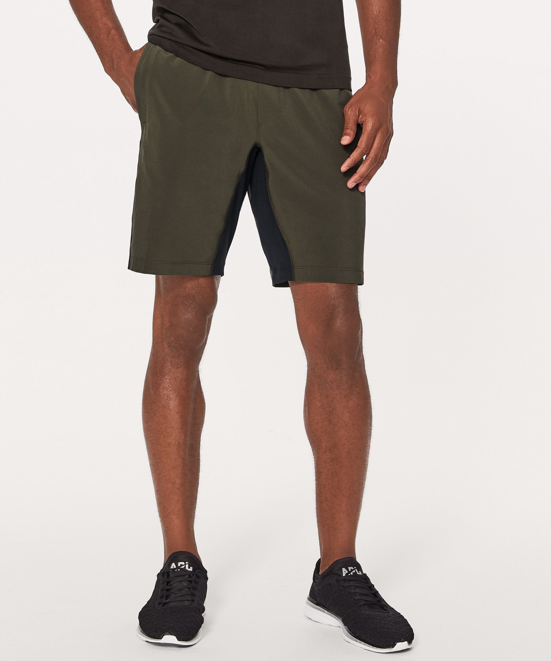 MEN'S STRETCH WOVEN SHORT 9, BLACK