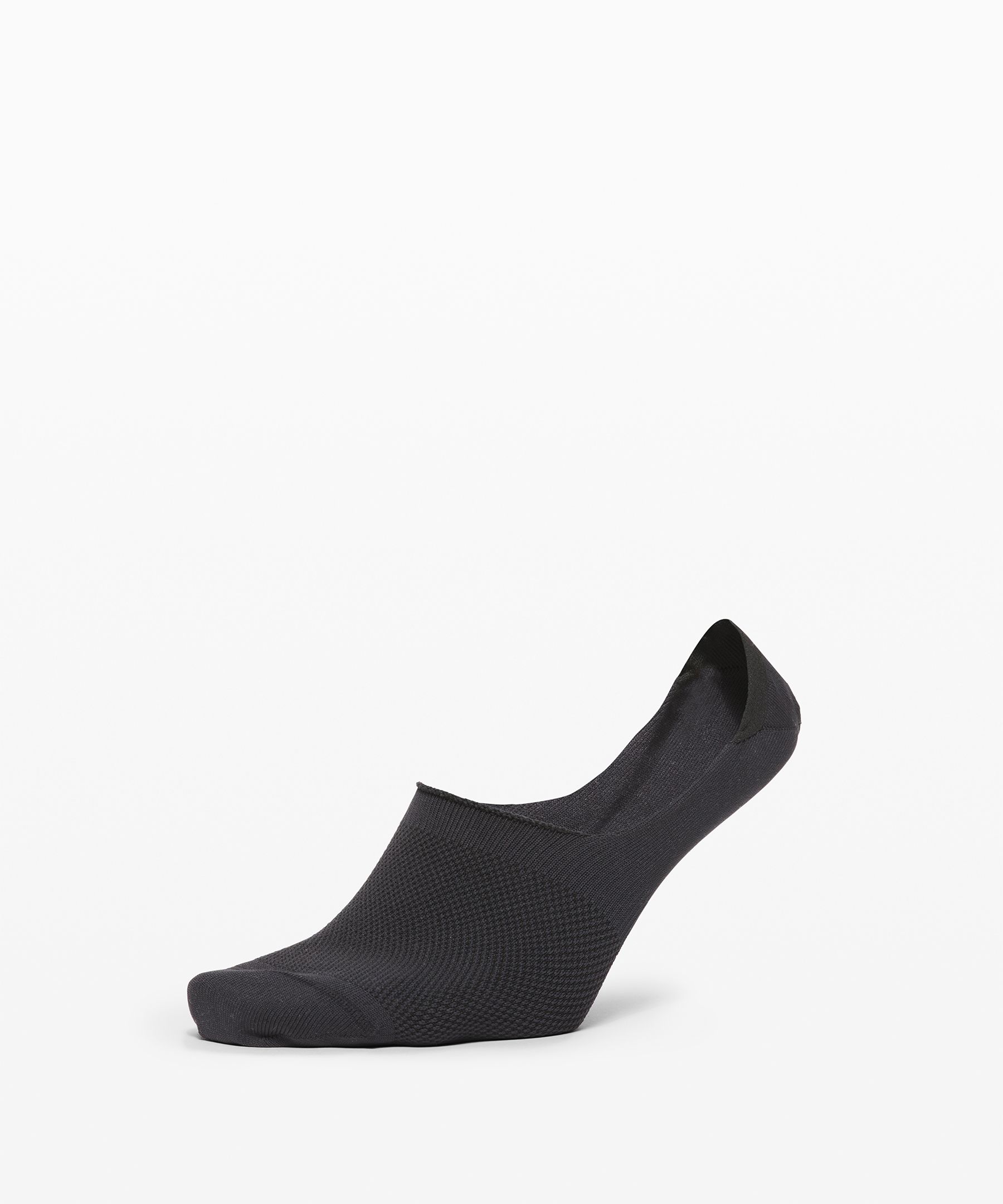 Lululemon No Sock Sock In Black/asphalt Grey