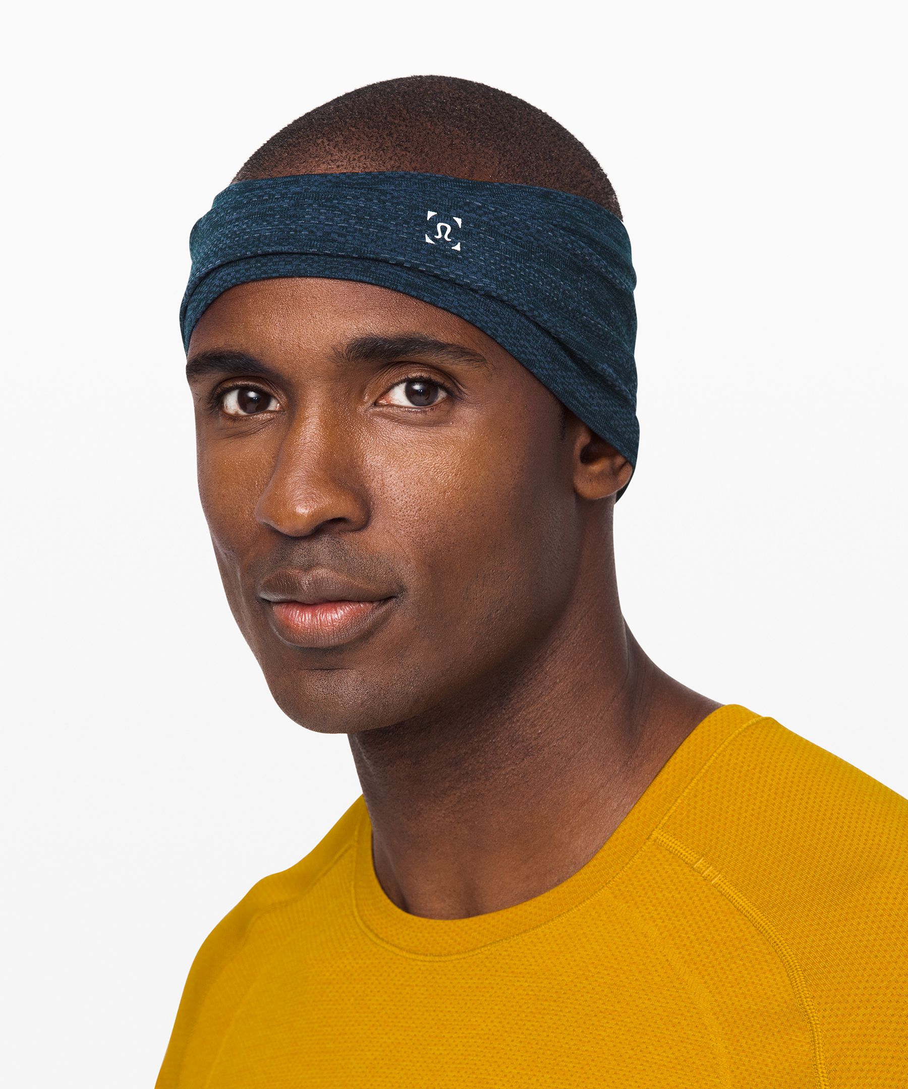 Lululemon Metal Vent Tech Headband In Code Blue/true Navy