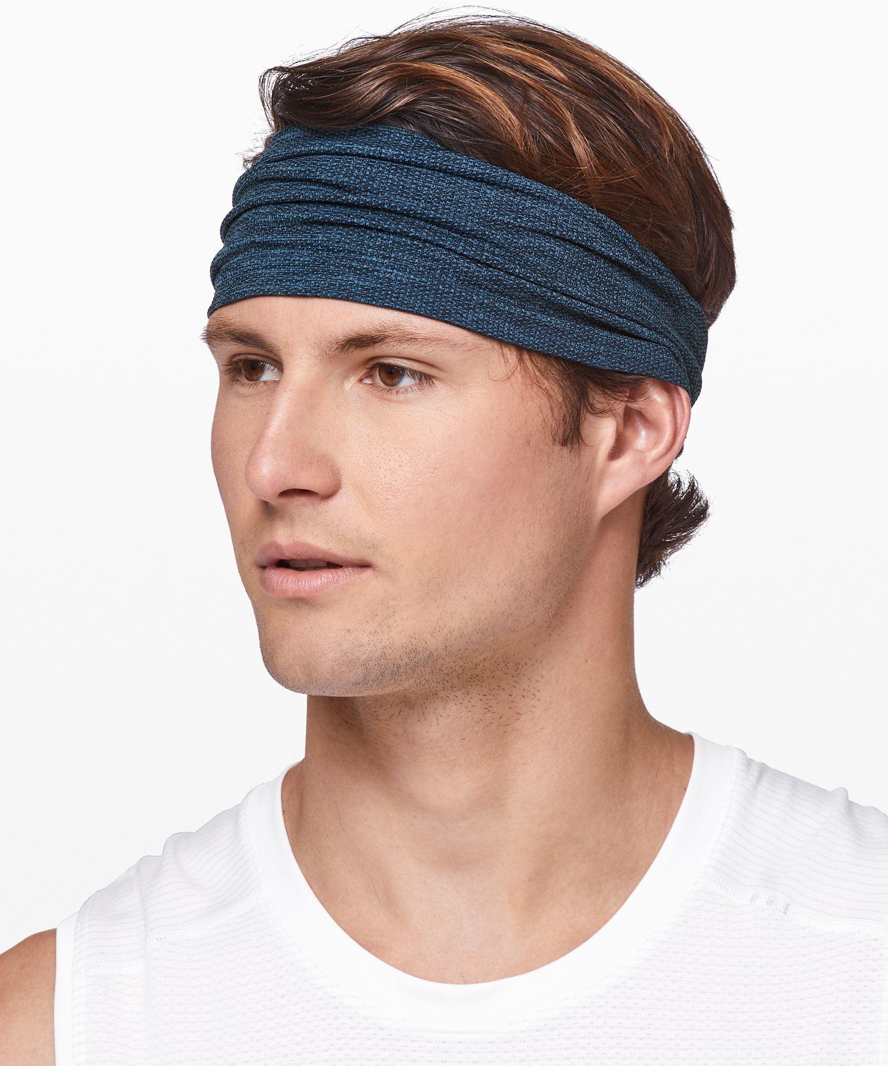 Lululemon Metal Vent Tech Headband In Neo Blue/true Navy