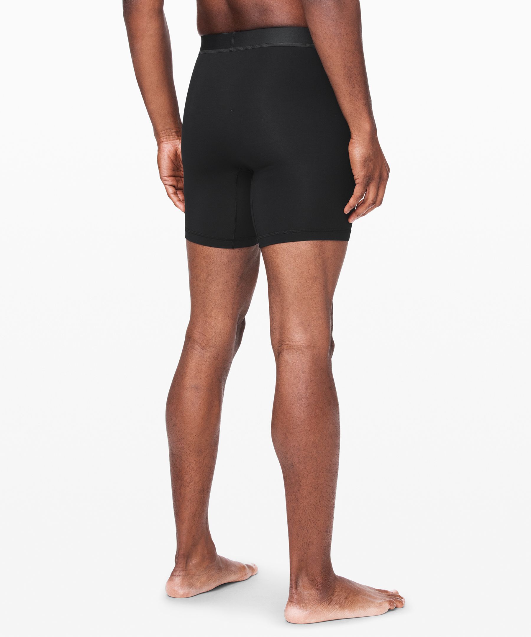 Lululemon Always In Motion Long Boxers 7" 3 Pack In Black