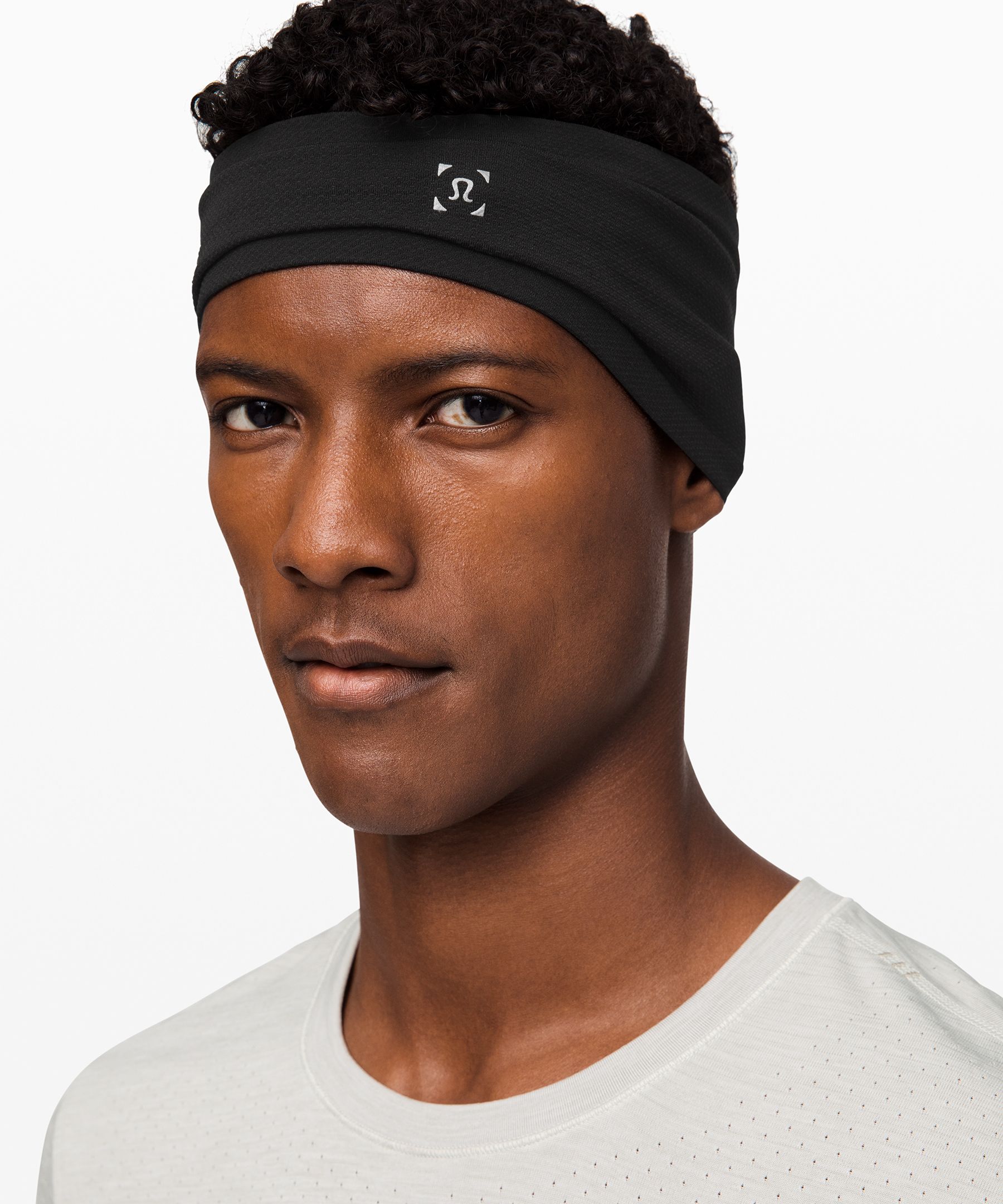 Men's Metal Vent Tech Wide Headband