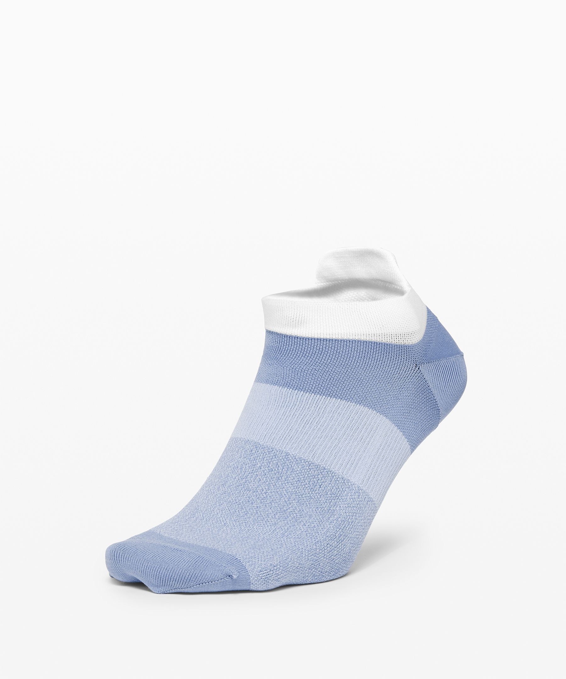 Lululemon Surge Tab Sock *silver In Tempest Blue/icecap/white