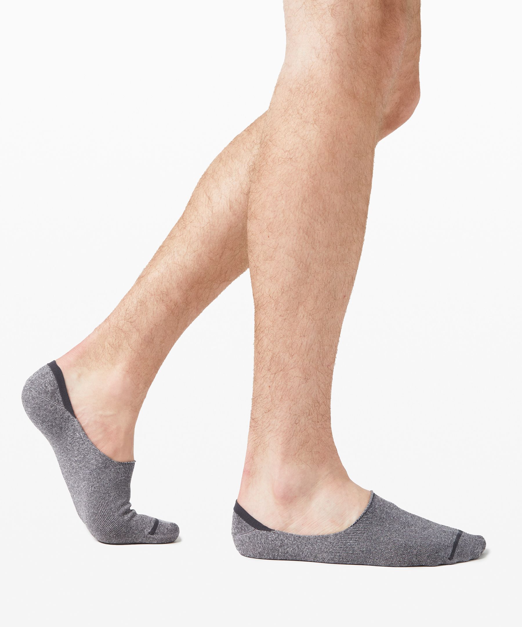Lululemon No Sock Sock *3 Pack In Iced Iris/graphite Grey/white