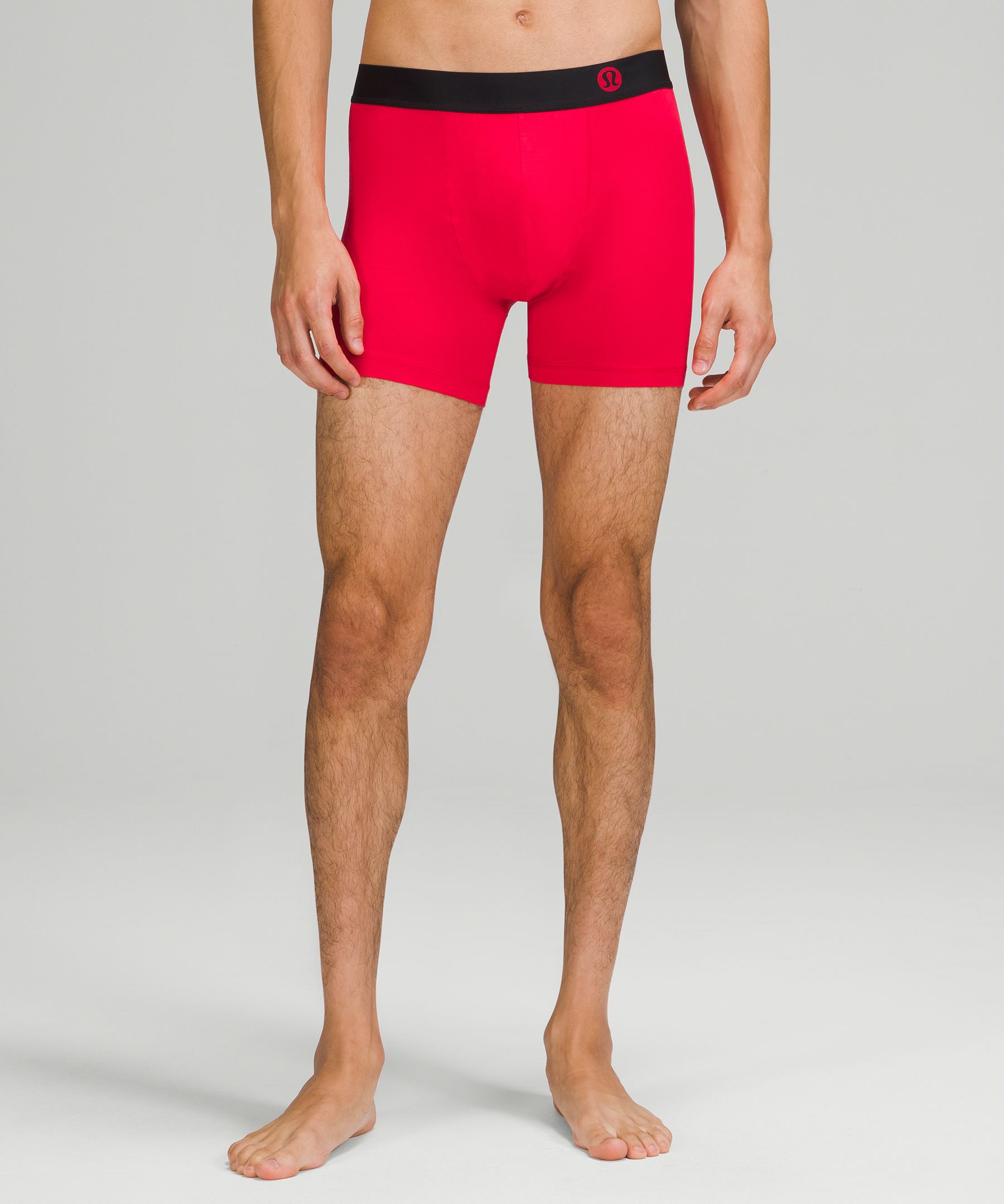 Lululemon Always In Motion Boxers 5" In Lulu Red