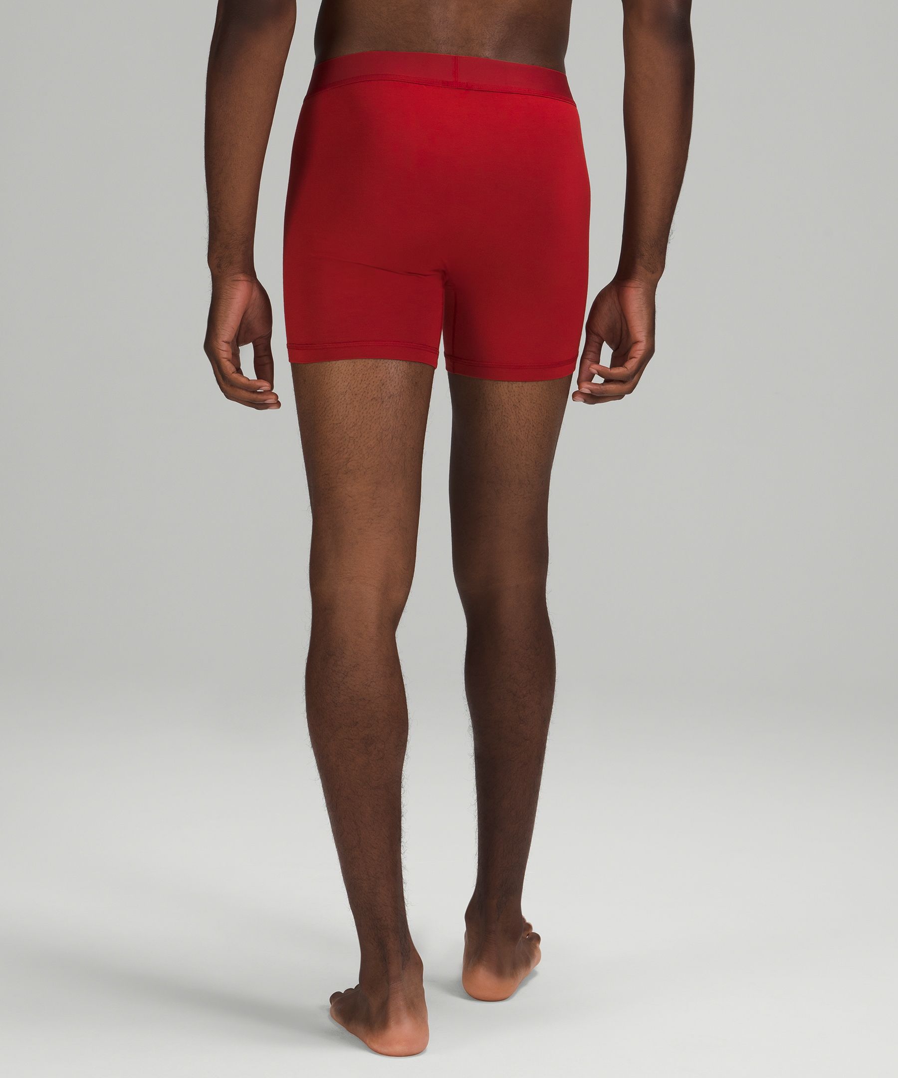 Shop Lululemon Always In Motion Boxers 5" In Sport Red