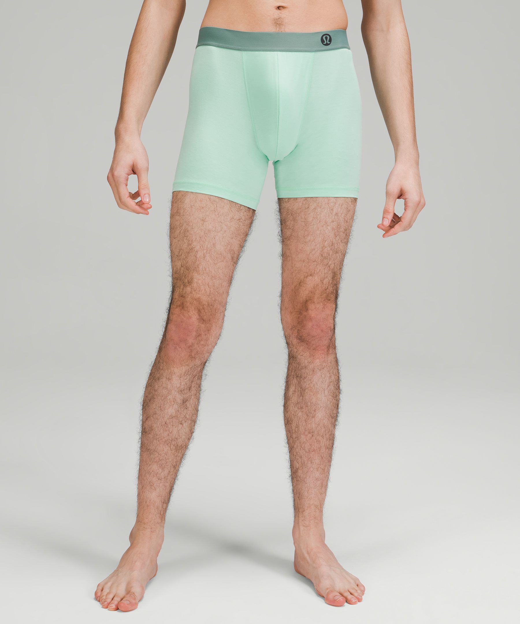 Lululemon Always In Motion Boxers 5" In Wild Mint