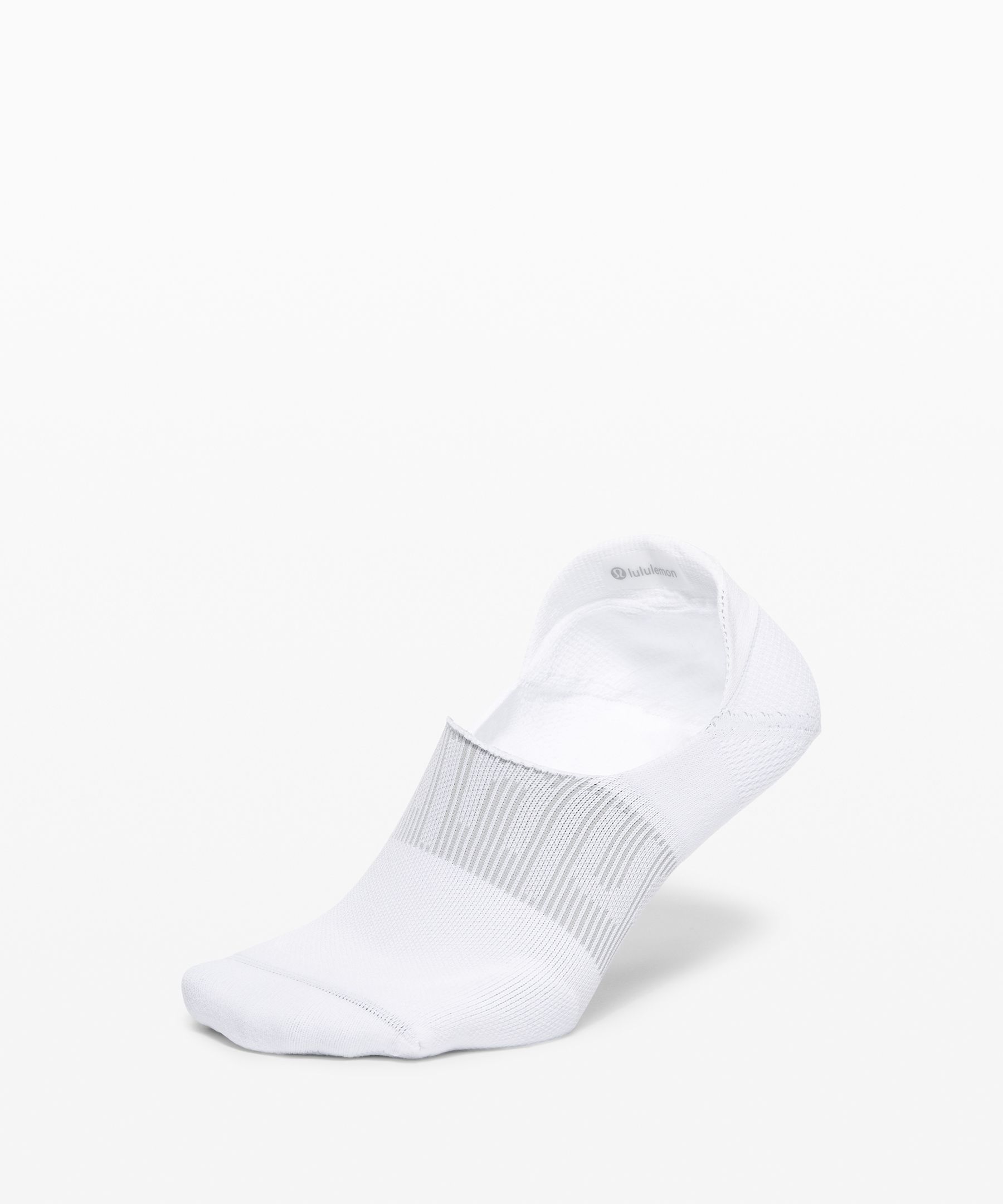 Lululemon Power Stride No-show Socks With Active Grip In White