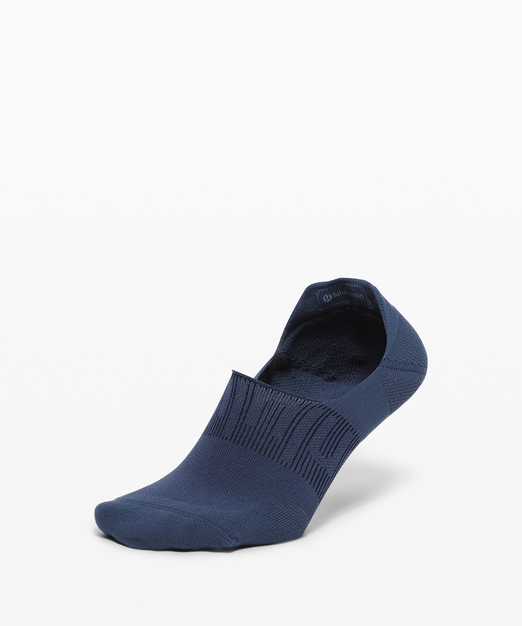 Lululemon Power Stride No-show Sock With Active Grip In Navy