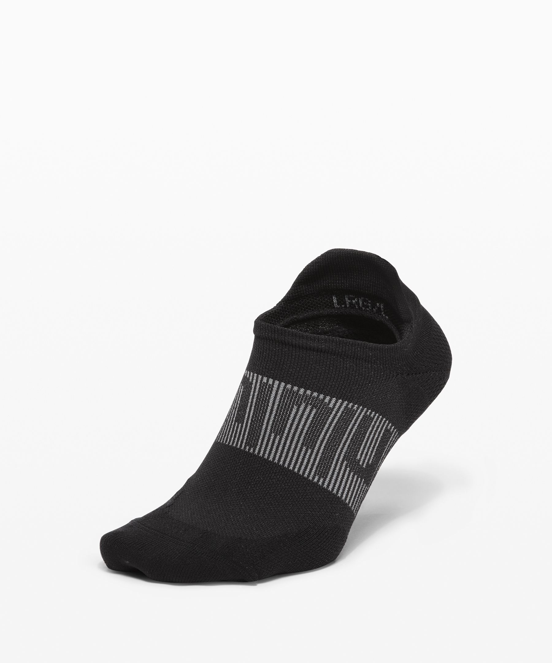 Lululemon Power Stride Tab Socks Anti-stink In Black
