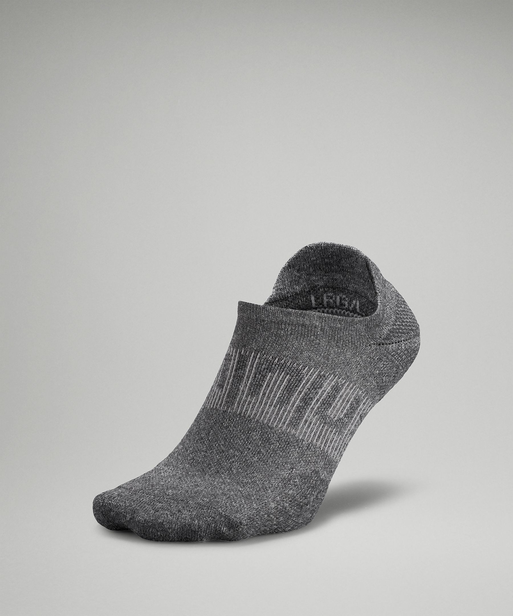 Lululemon Power Stride Tab Socks Anti-stink In Heathered Graphite Grey