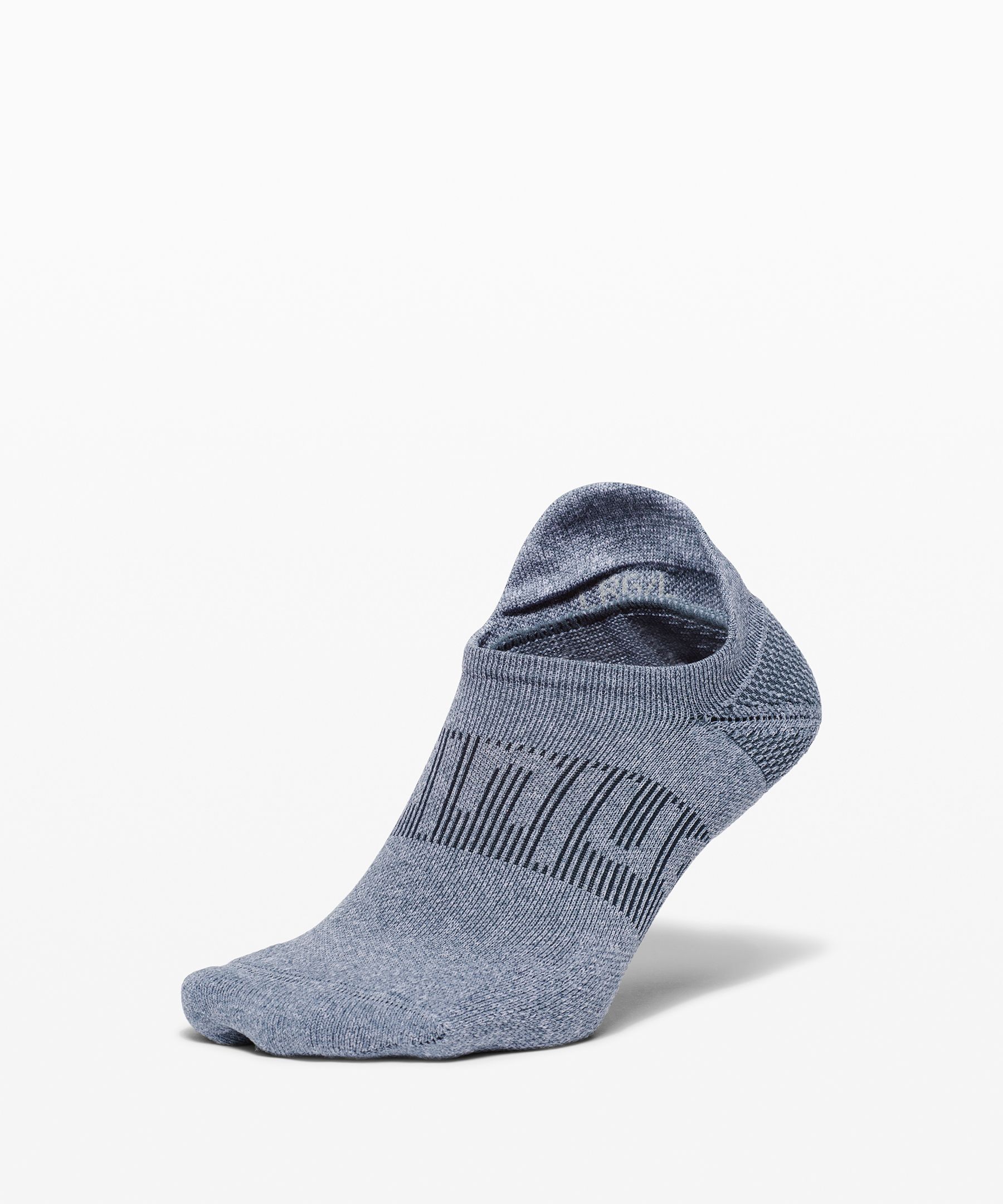 Lululemon Power Stride Tab Socks In Iron Blue/white