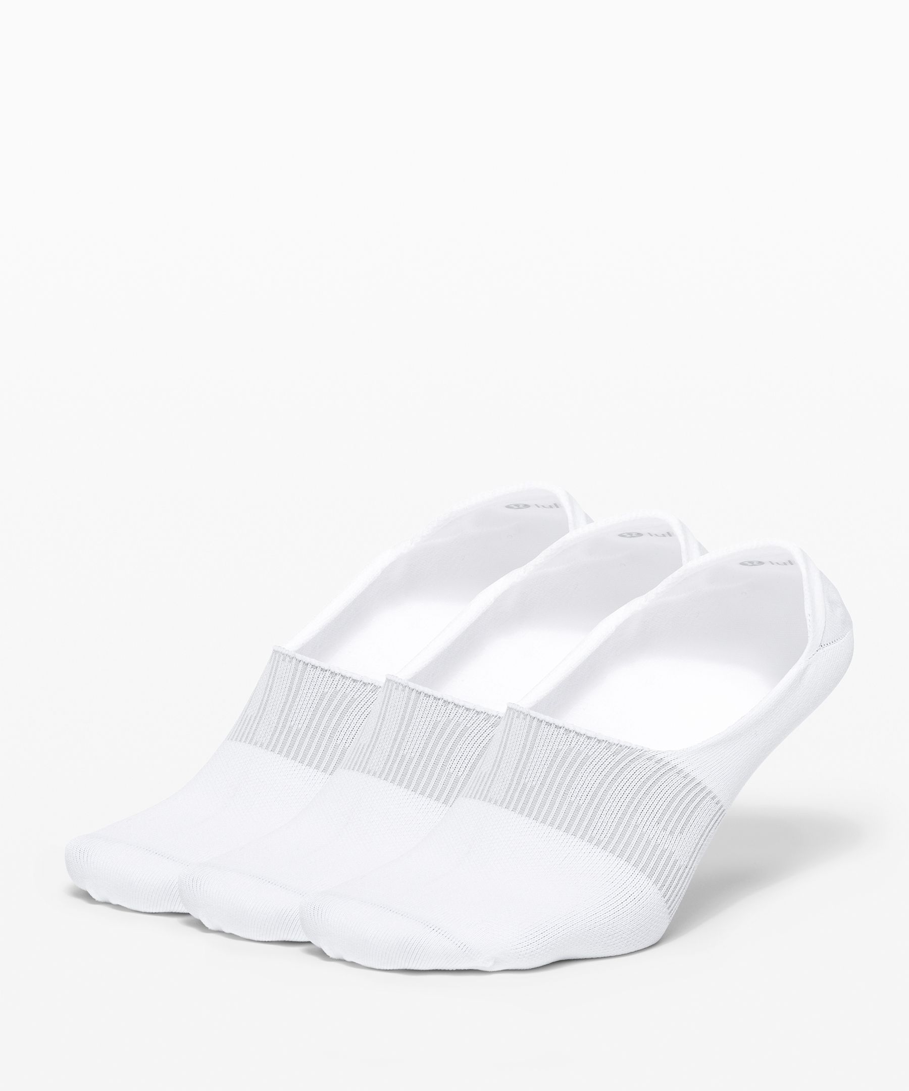 Lululemon Daily Stride No-show Socks 3 Pack In White