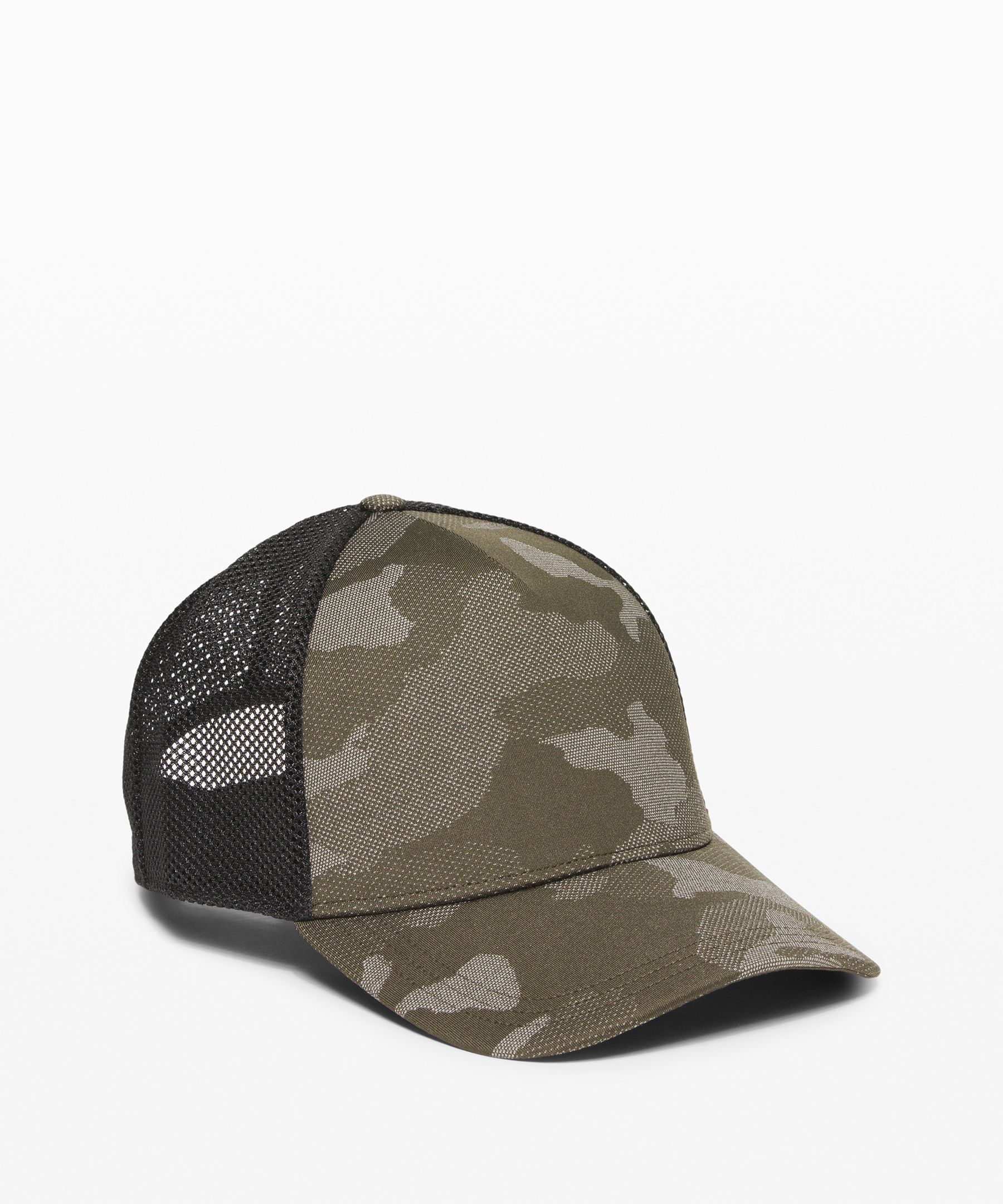 Lululemon Commission Hat - Cubed Ice Grey Black / Black - lulu fanatics