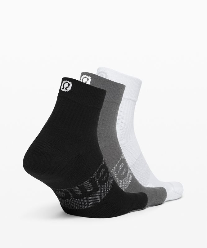 Daily Stride Mid-Crew Sock 3 Pack | Socks | Lululemon UK