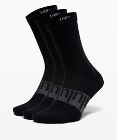 Daily Stride Crew-Socken für Männer 3er-Pack *Logo
