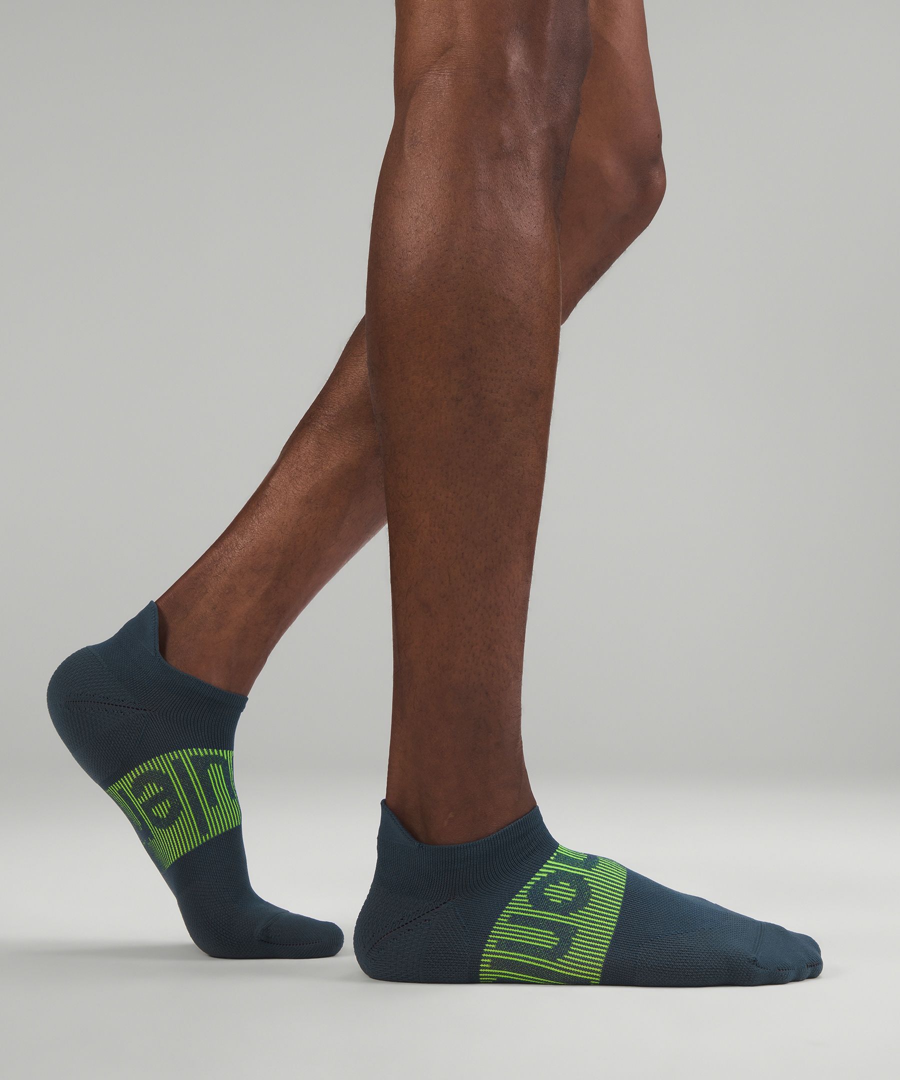 LULULEMON Three-Pack Power Stride Stretch-Knit Socks for Men