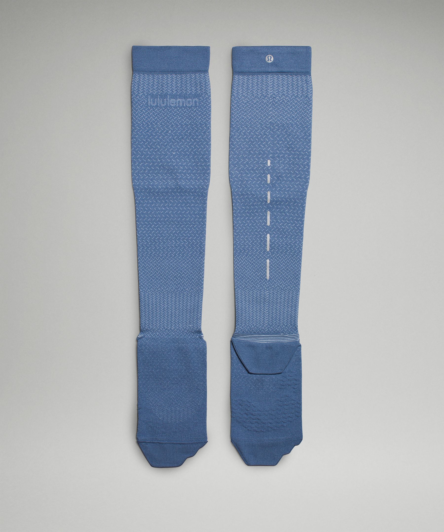 Shop Lululemon Micropillow Compression Knee-high Running Socks Light Cushioning