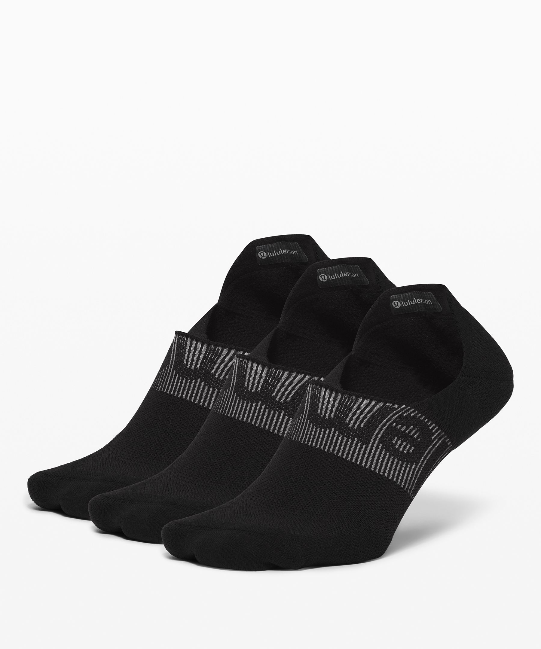 Lululemon Power Stride No-show Socks With Active Grip 3 Pack