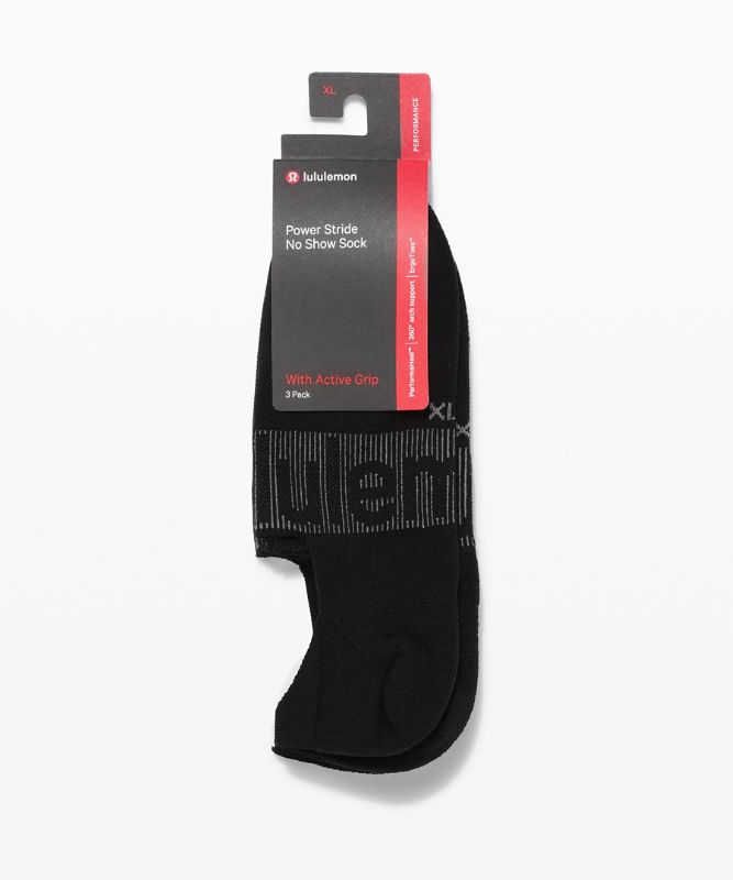 Power Stride No-Show Sock with Active Grip