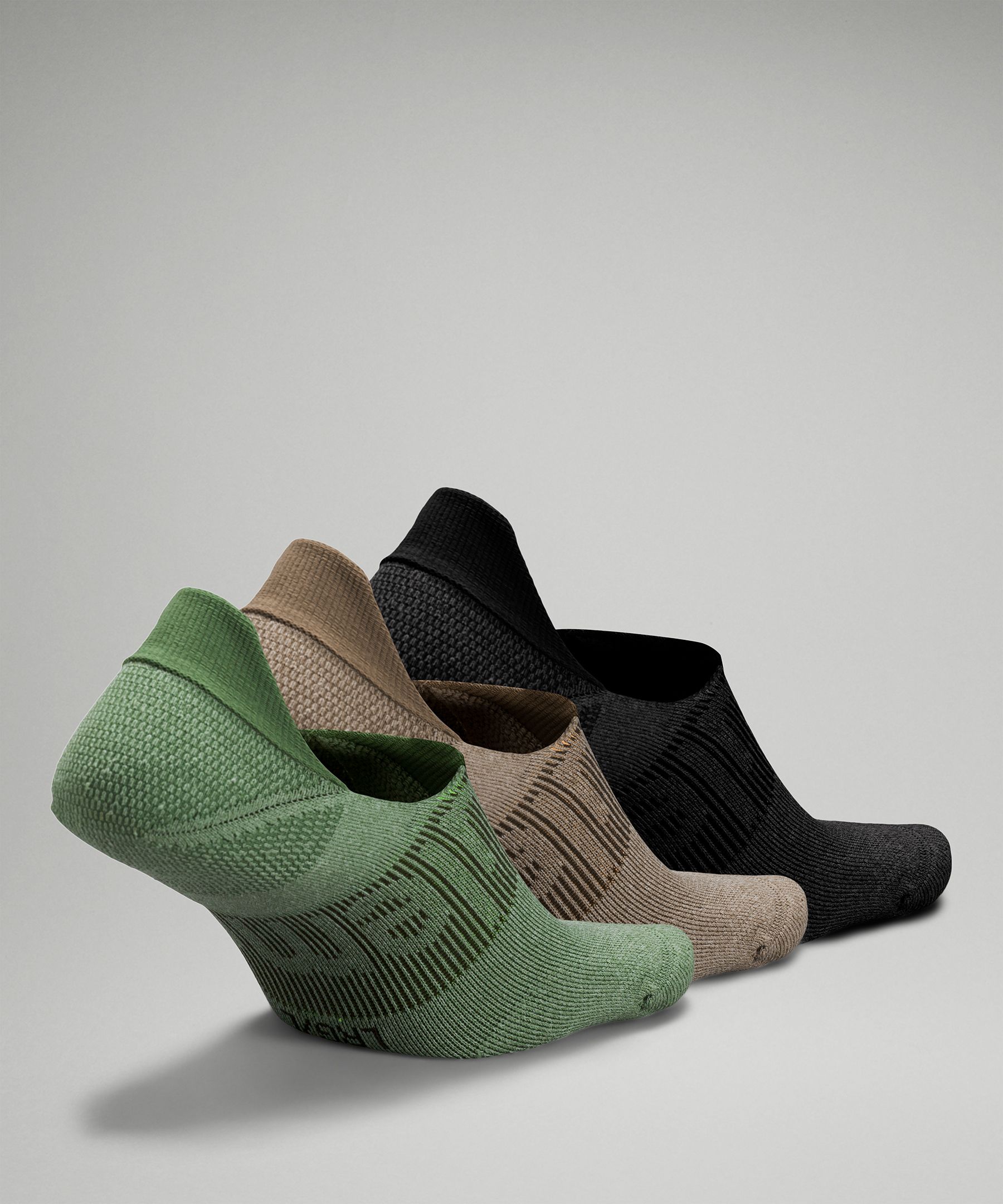 Power Stride NoShow Sock with Active Grip 3 Pack