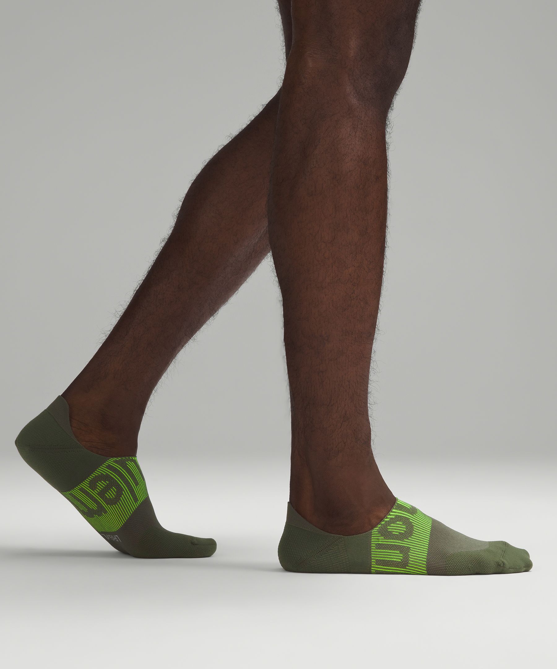 Shop Lululemon Power Stride No-show Socks With Active Grip 3 Pack